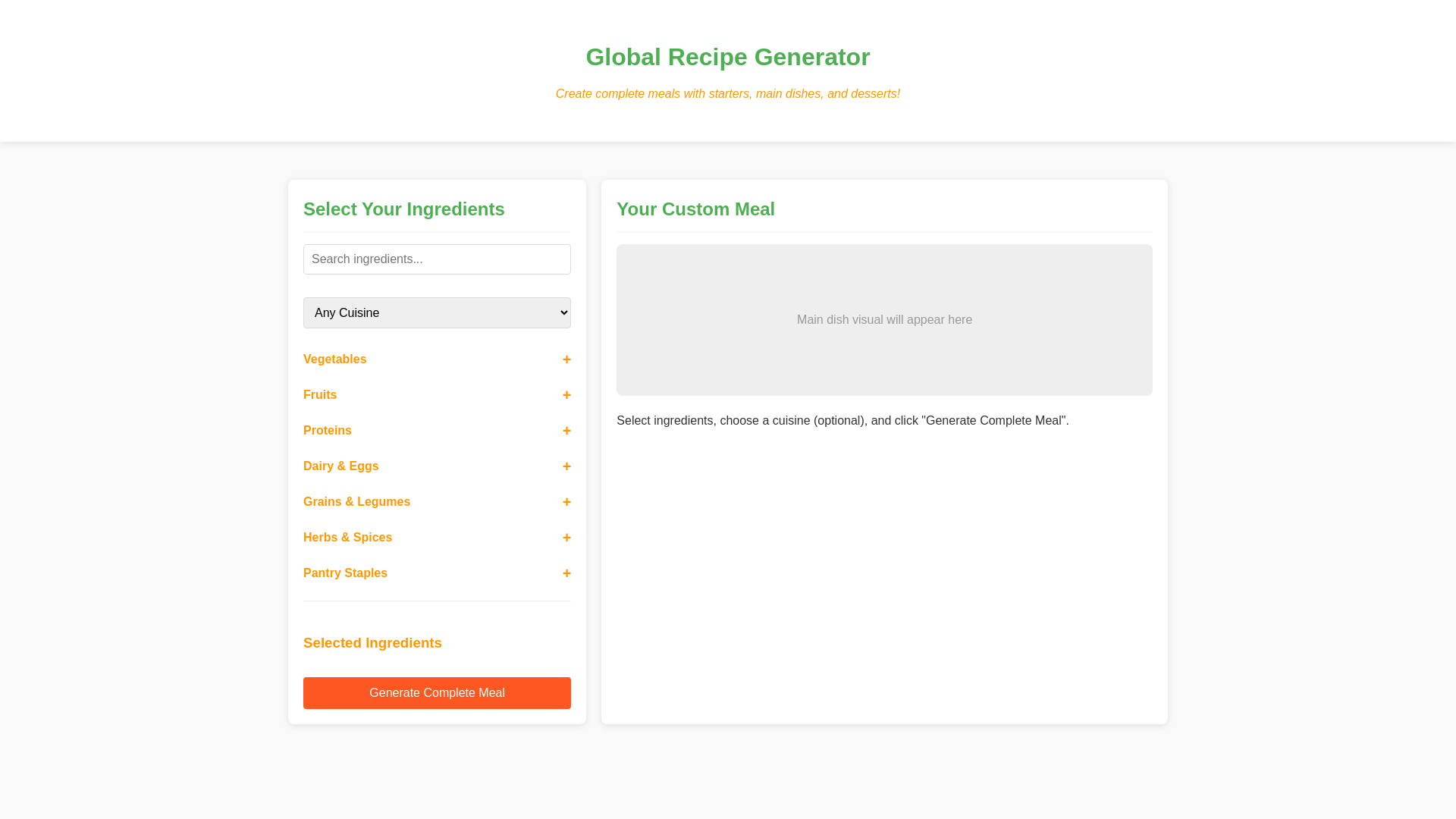 website screenshot of https://ddljrecipes.online/