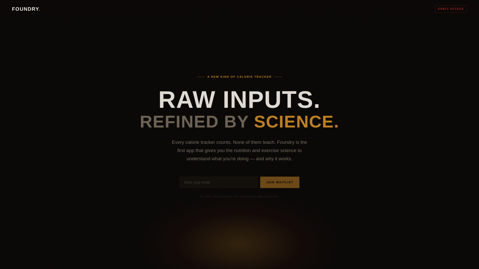 website screenshot of https://rawfoundry.com/