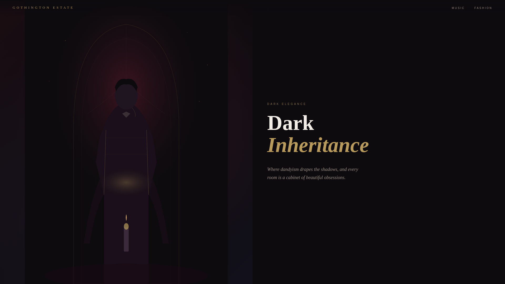 website screenshot of https://gothingtonestate.com/