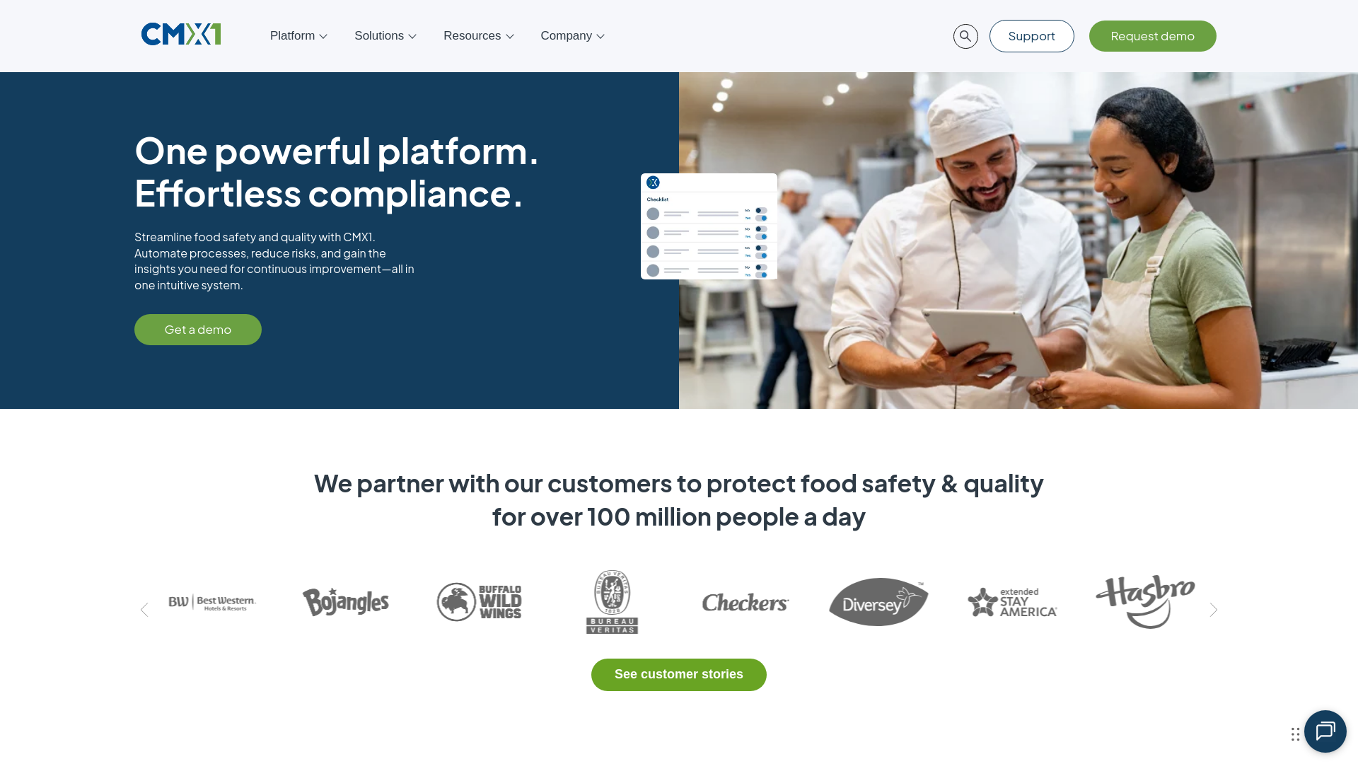 website screenshot of https://cmx1suite.com/