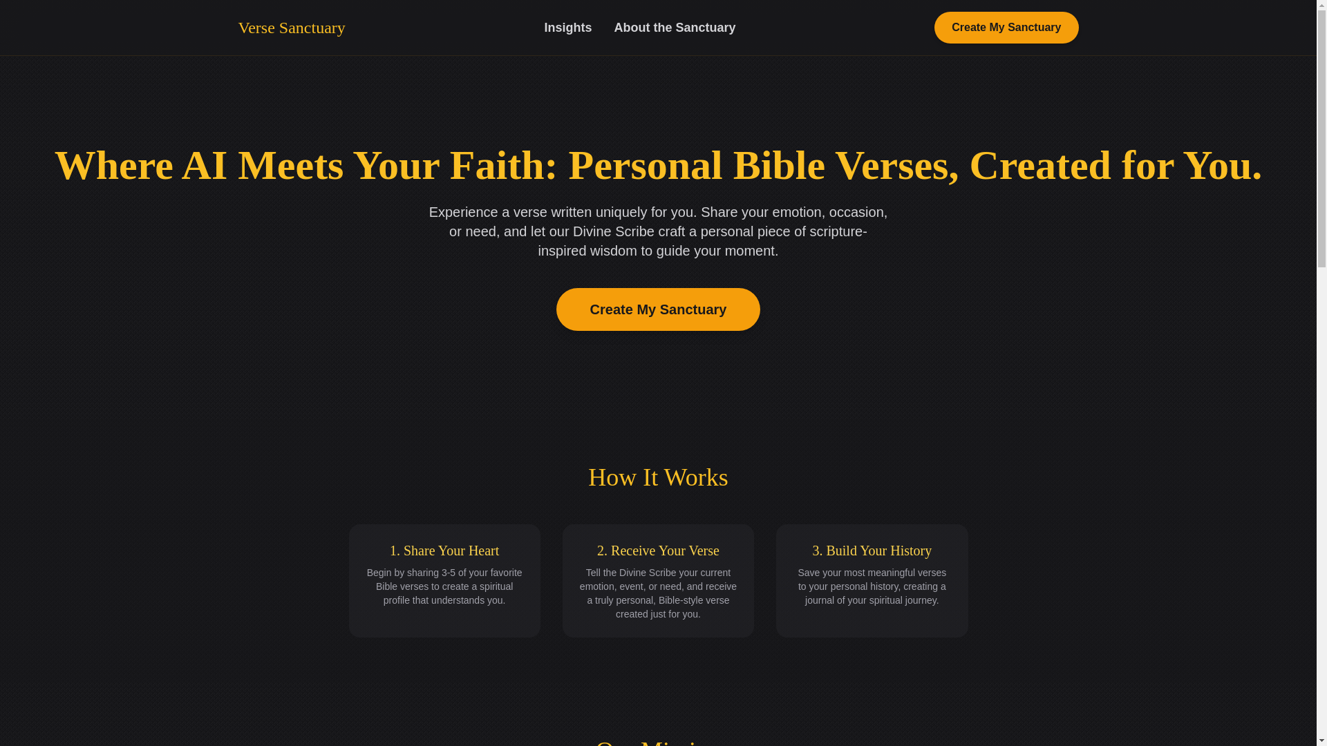 website screenshot of https://personalbibleverses.pages.dev/