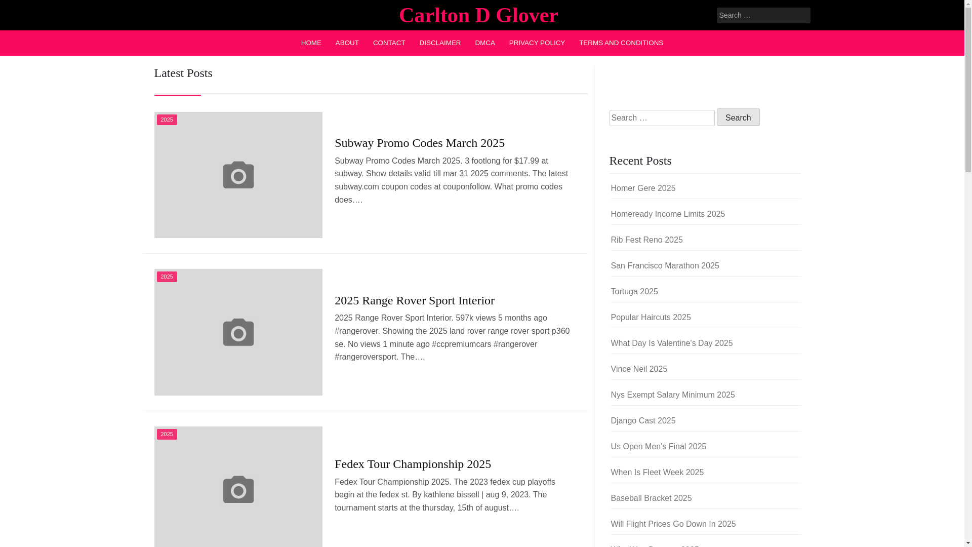 website screenshot of https://carltondgloverb.pages.dev/