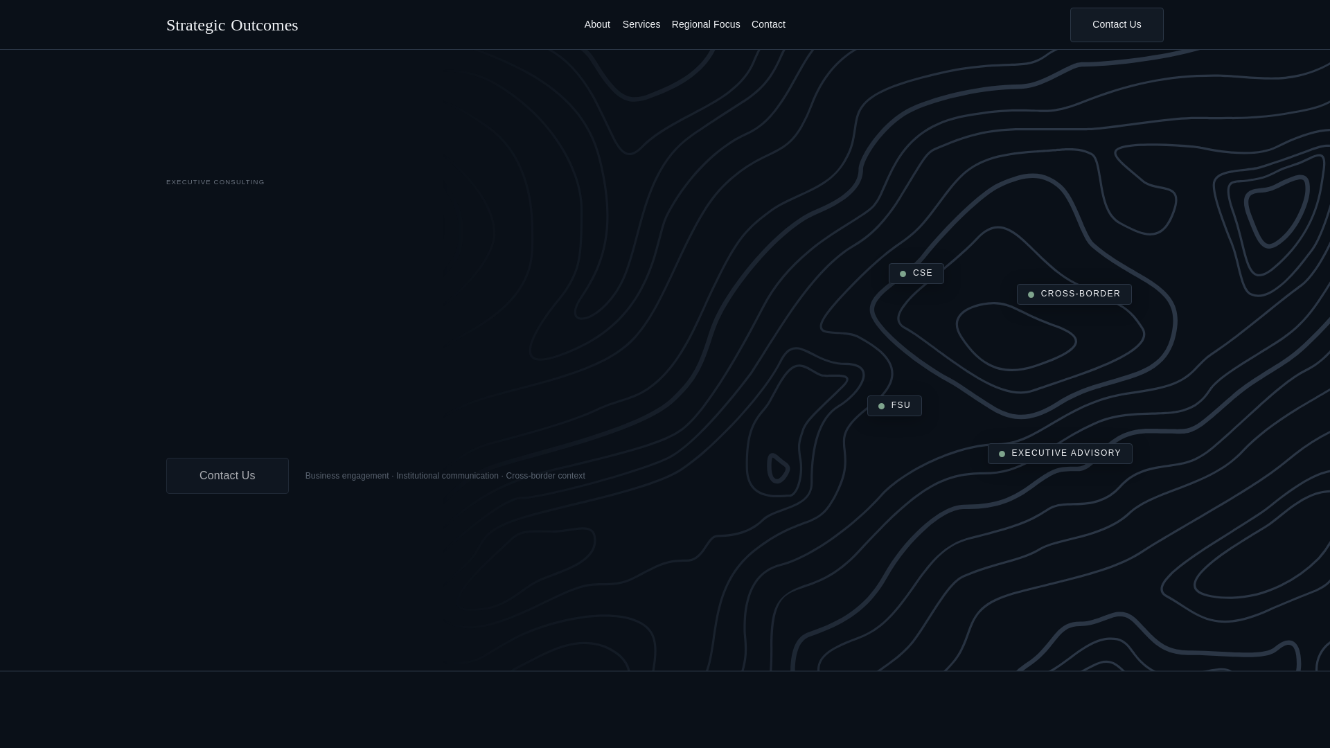 website screenshot of https://strategicoutcomes.co/
