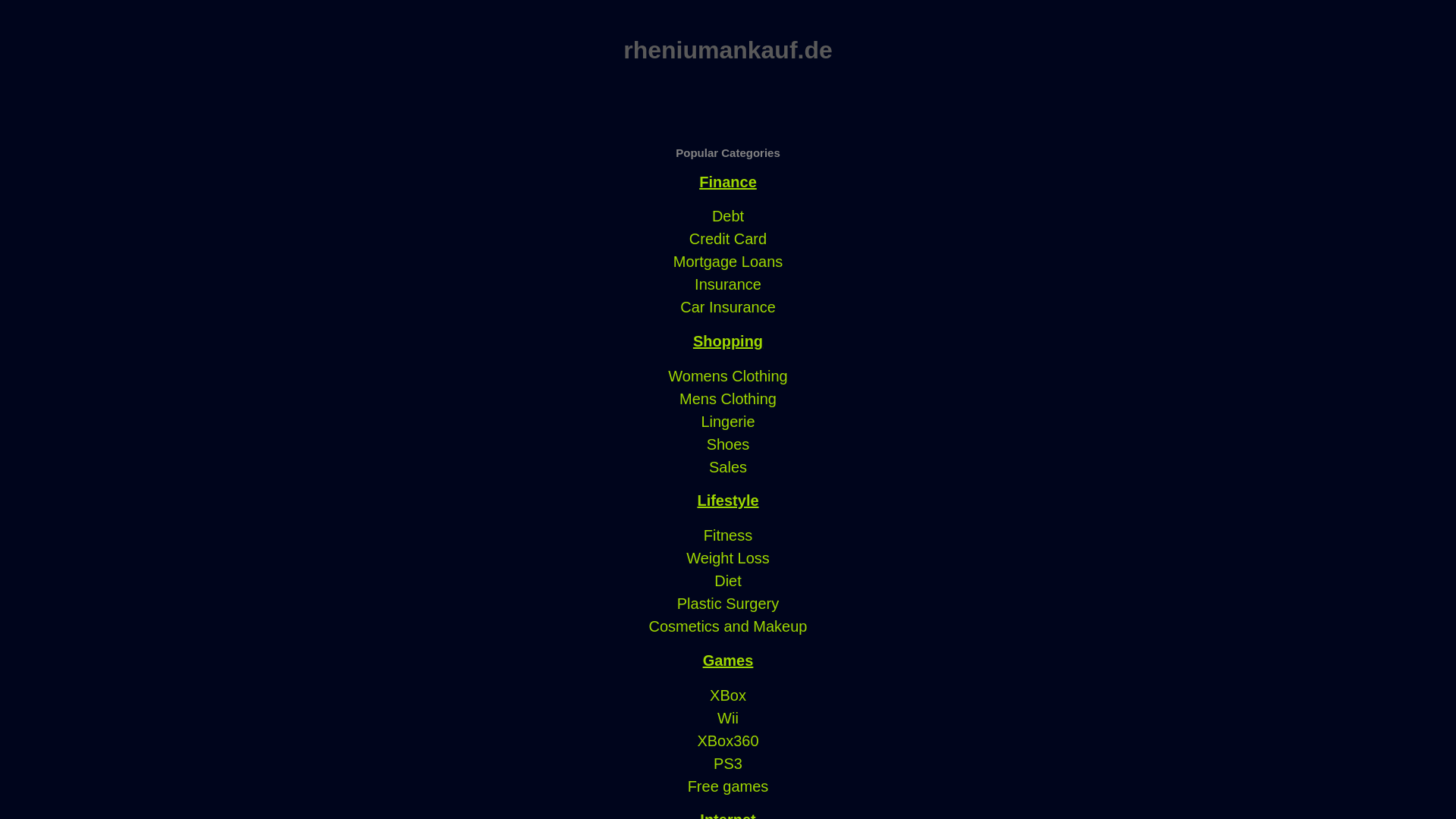 website screenshot of https://rheniumankauf.de/