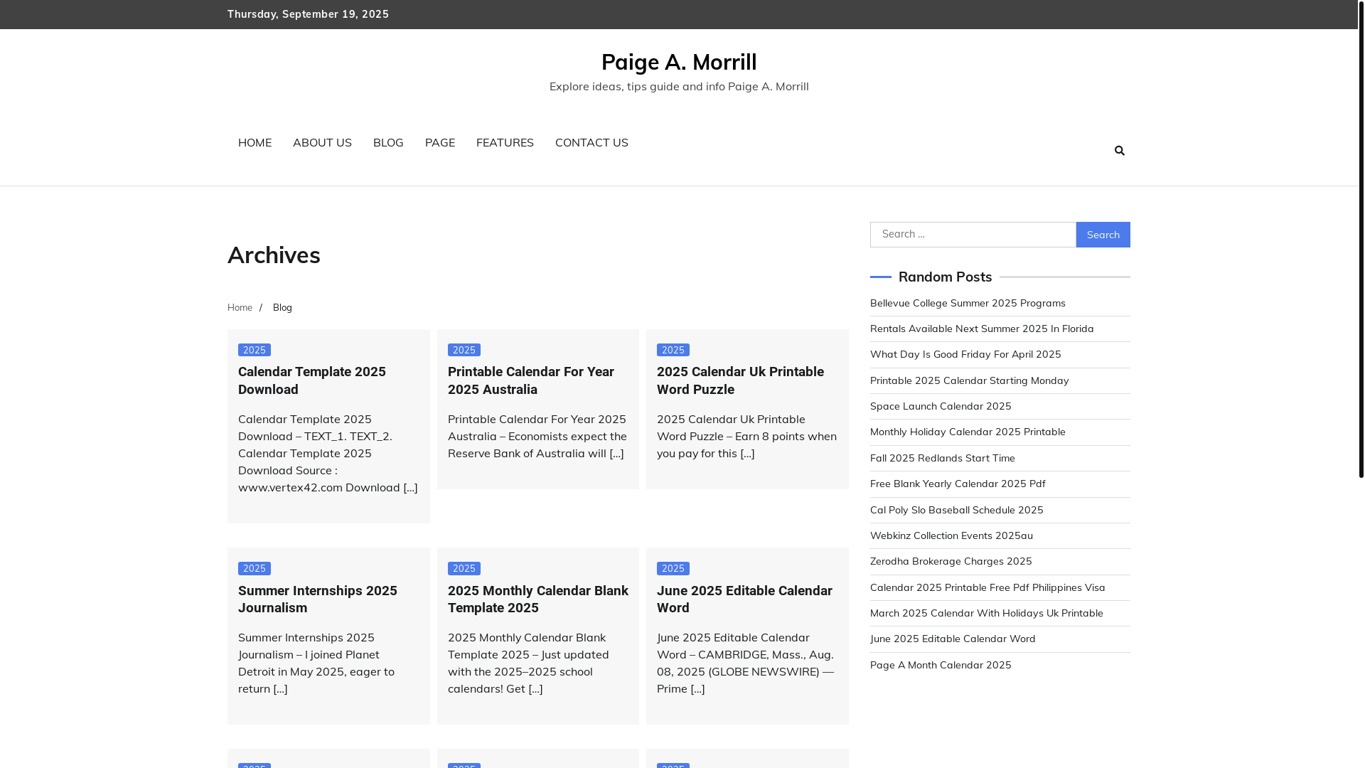 website screenshot of https://paigeamorrill.pages.dev/