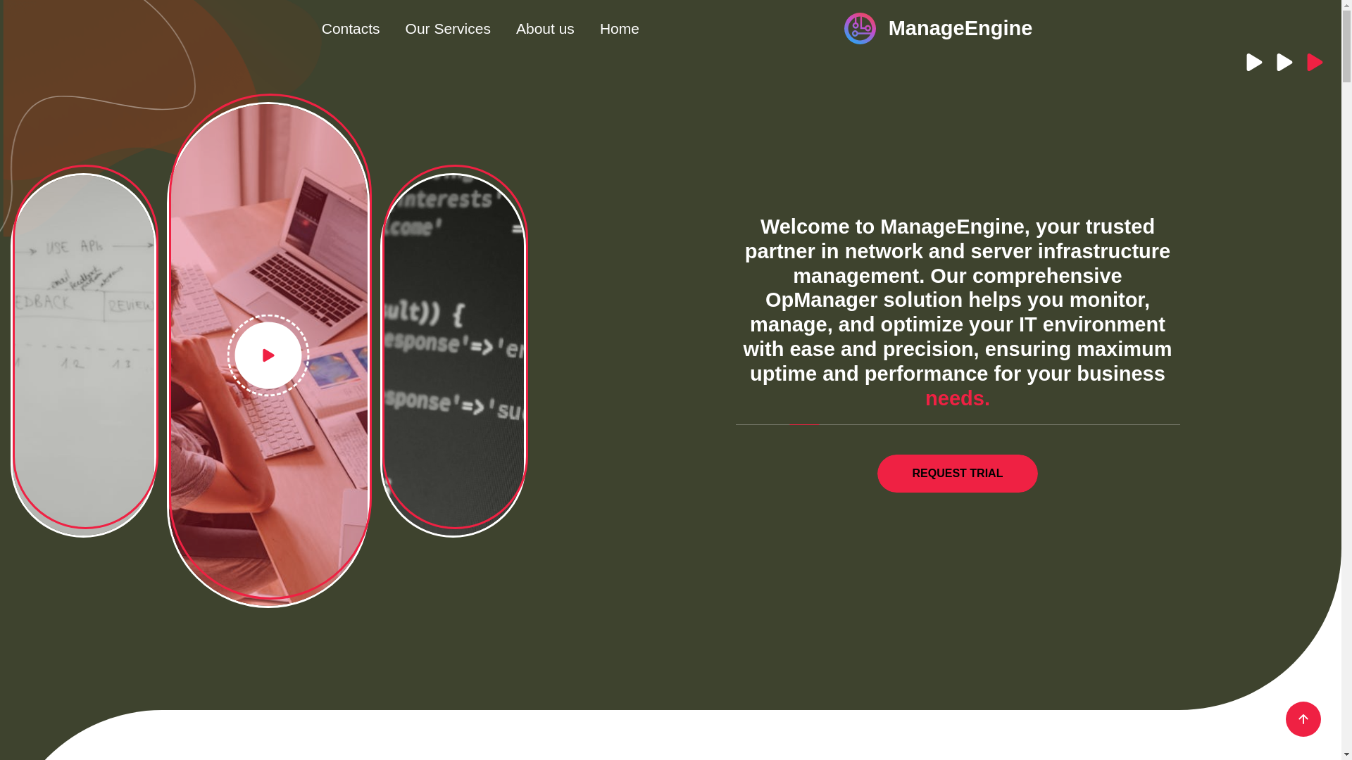 website screenshot of https://opmanager.pro/
