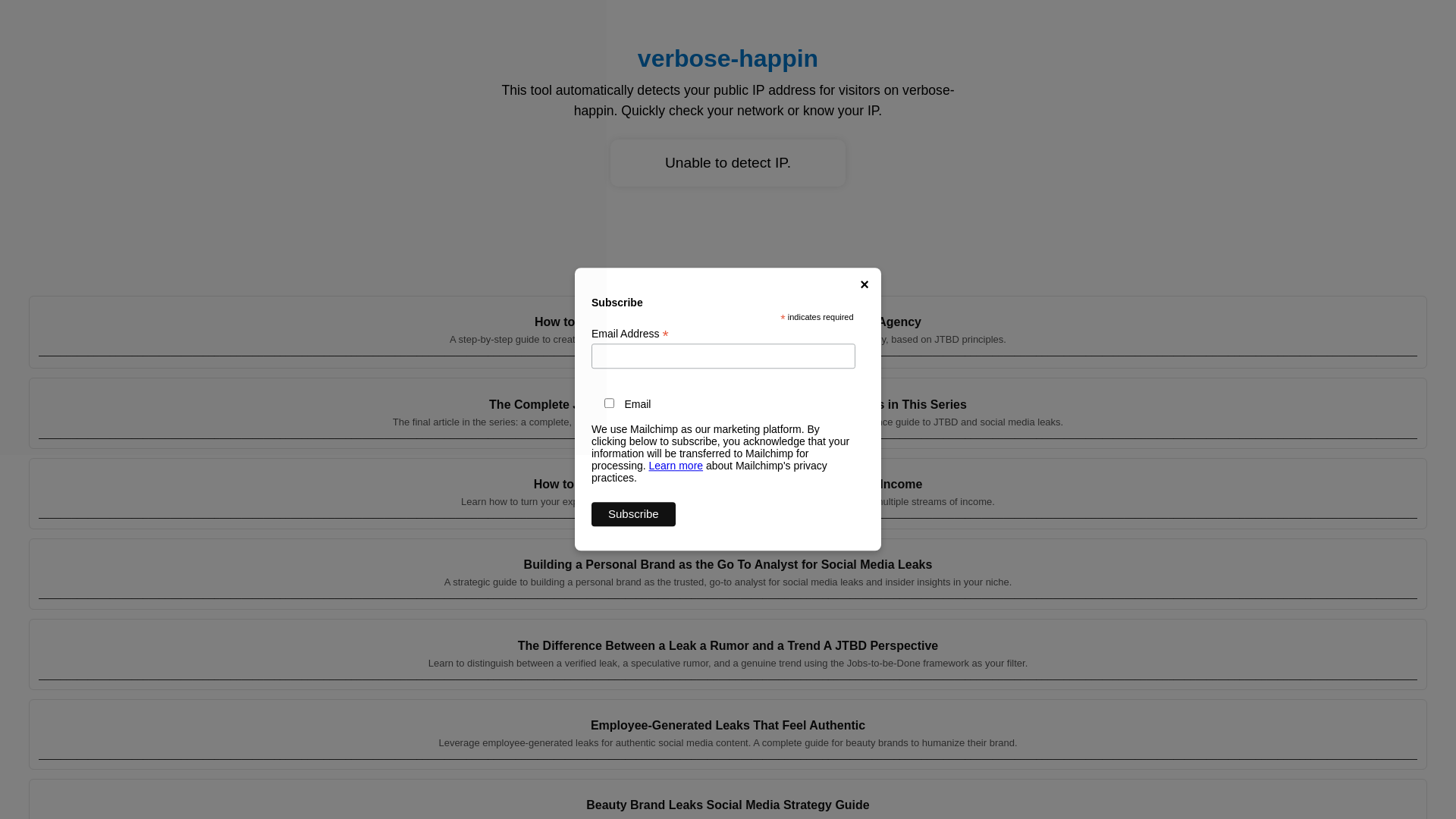 website screenshot of https://verbose-happin.pages.dev/