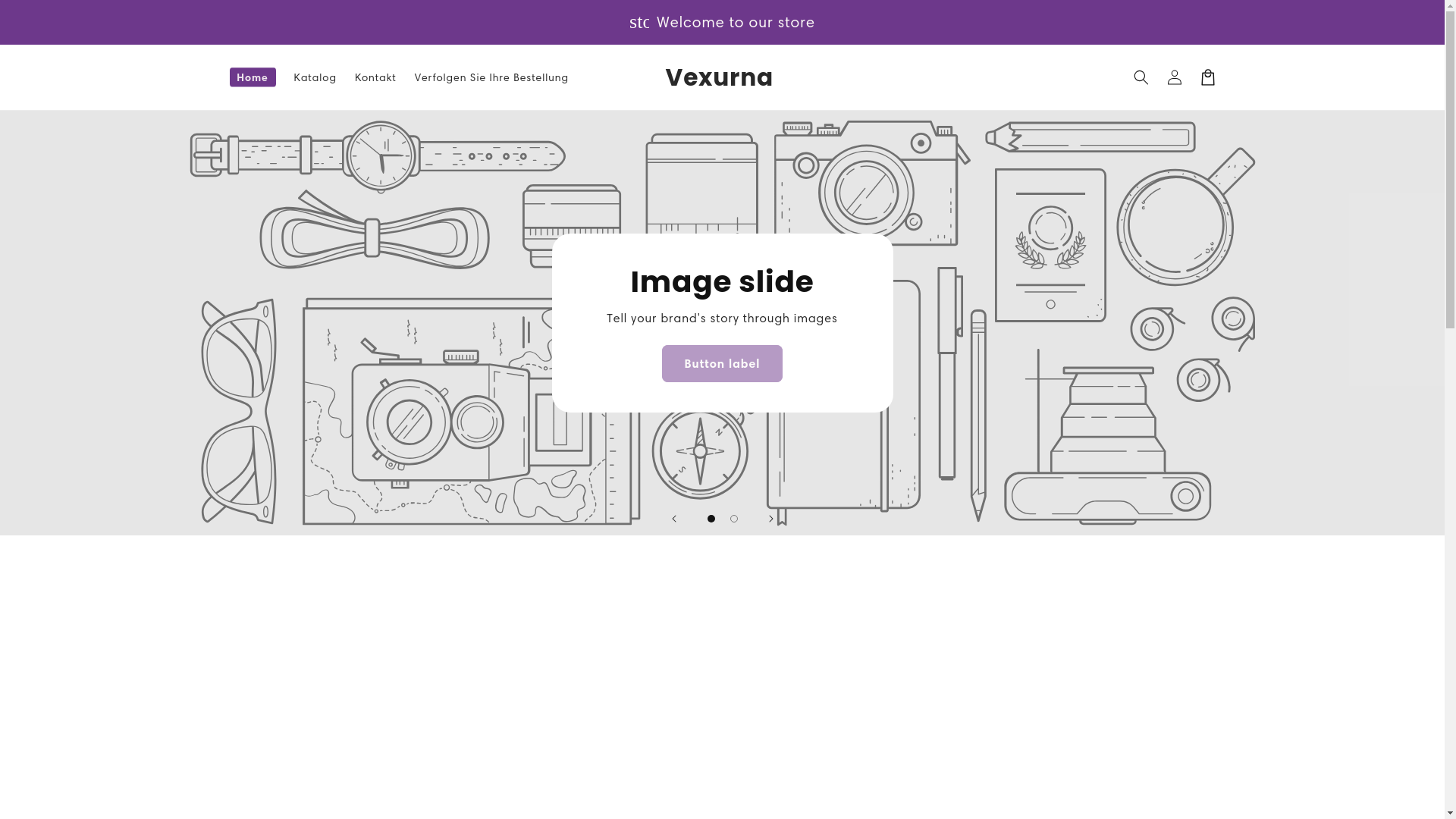 website screenshot of https://vexurna.shop/