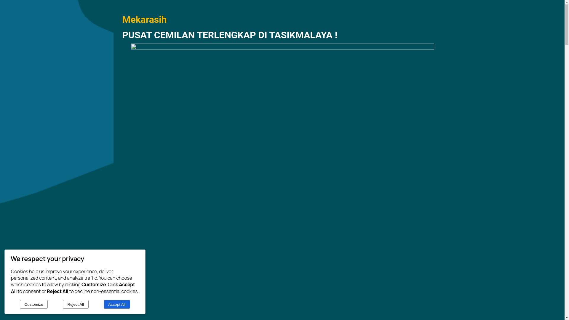 website screenshot of https://mekarasih.id/