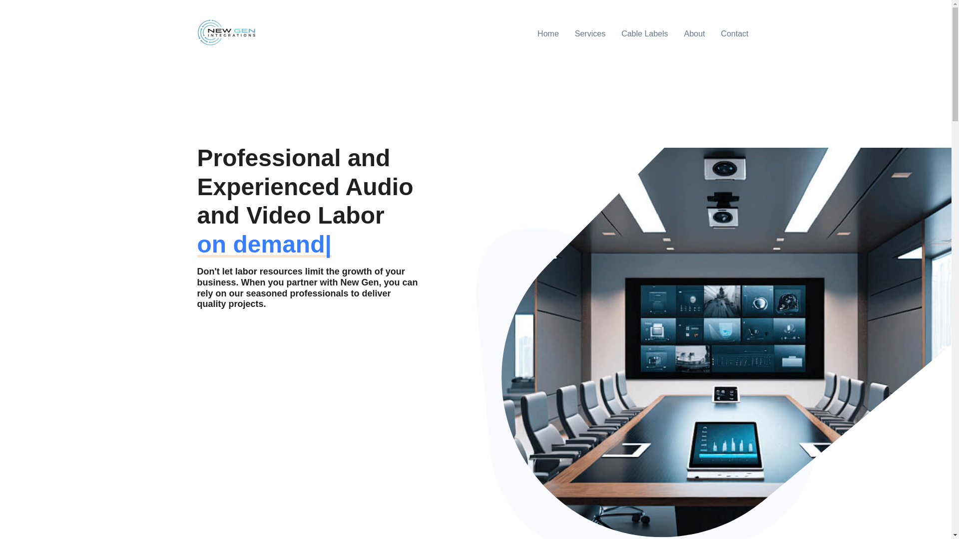 website screenshot of https://new-gen-website.pages.dev/