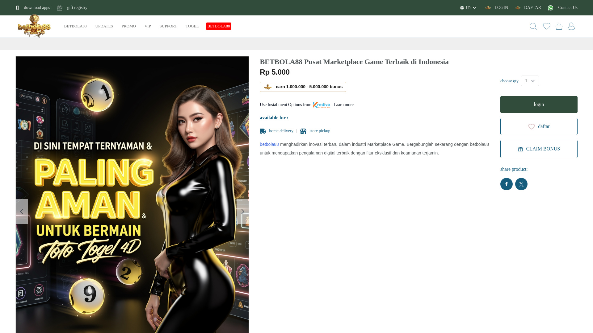 website screenshot of https://betbola88-dev.pages.dev/