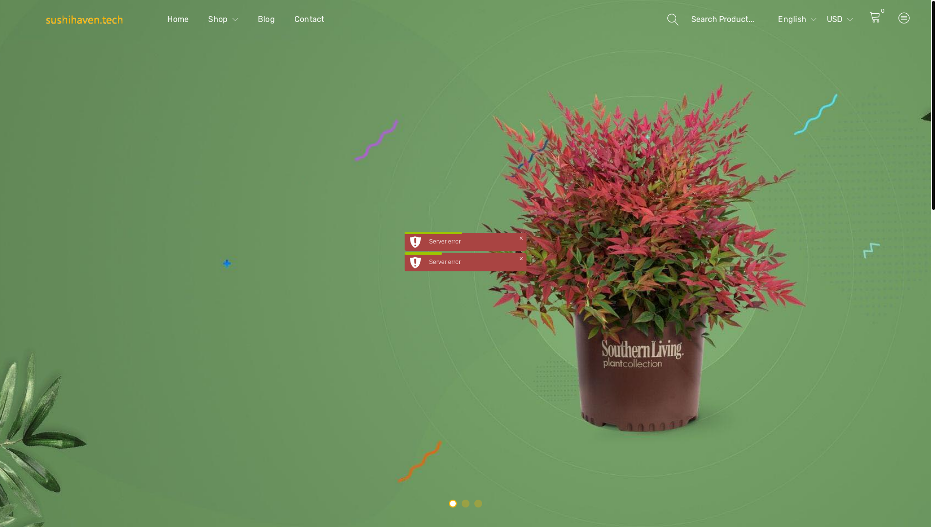 website screenshot of https://sushihaven.pages.dev/