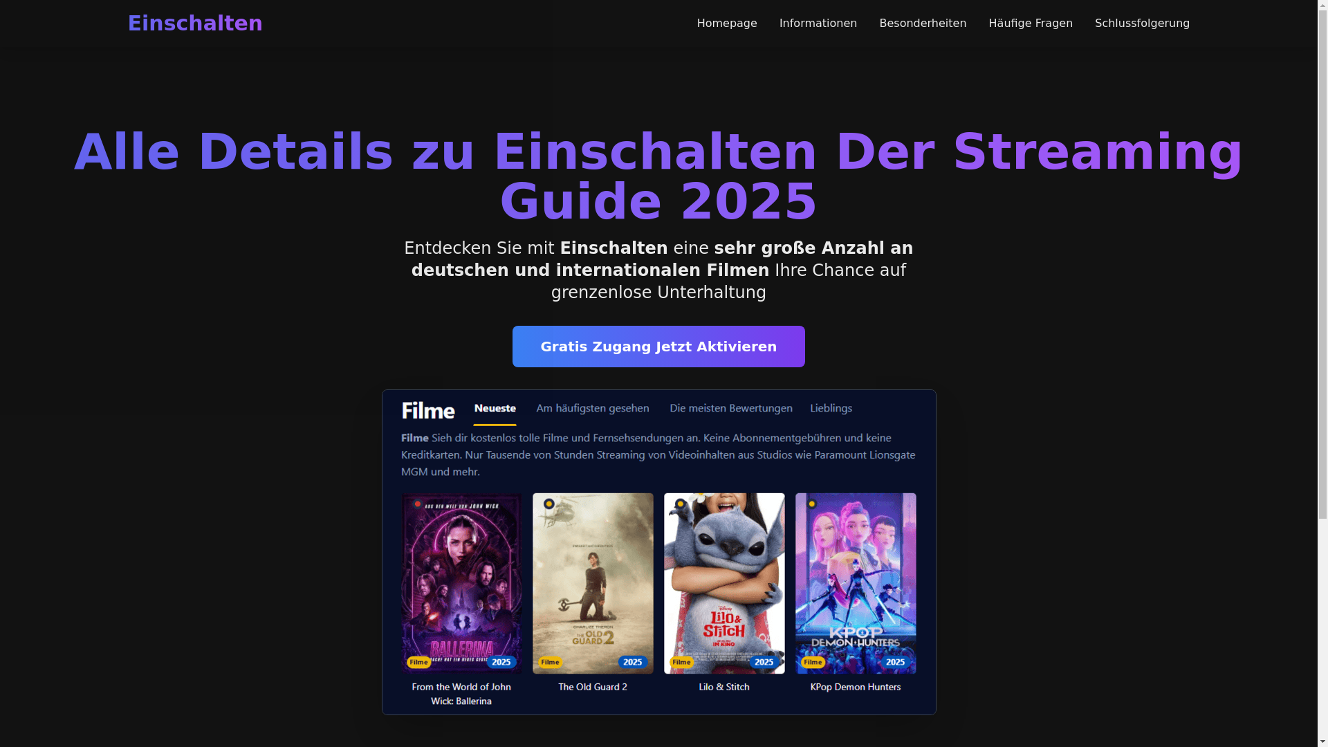 website screenshot of https://einschalten-b8lx-7xg.pages.dev/