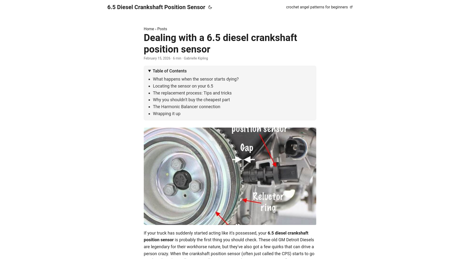 website screenshot of https://65-diesel-crankshaft-position-sensor.pages.dev/