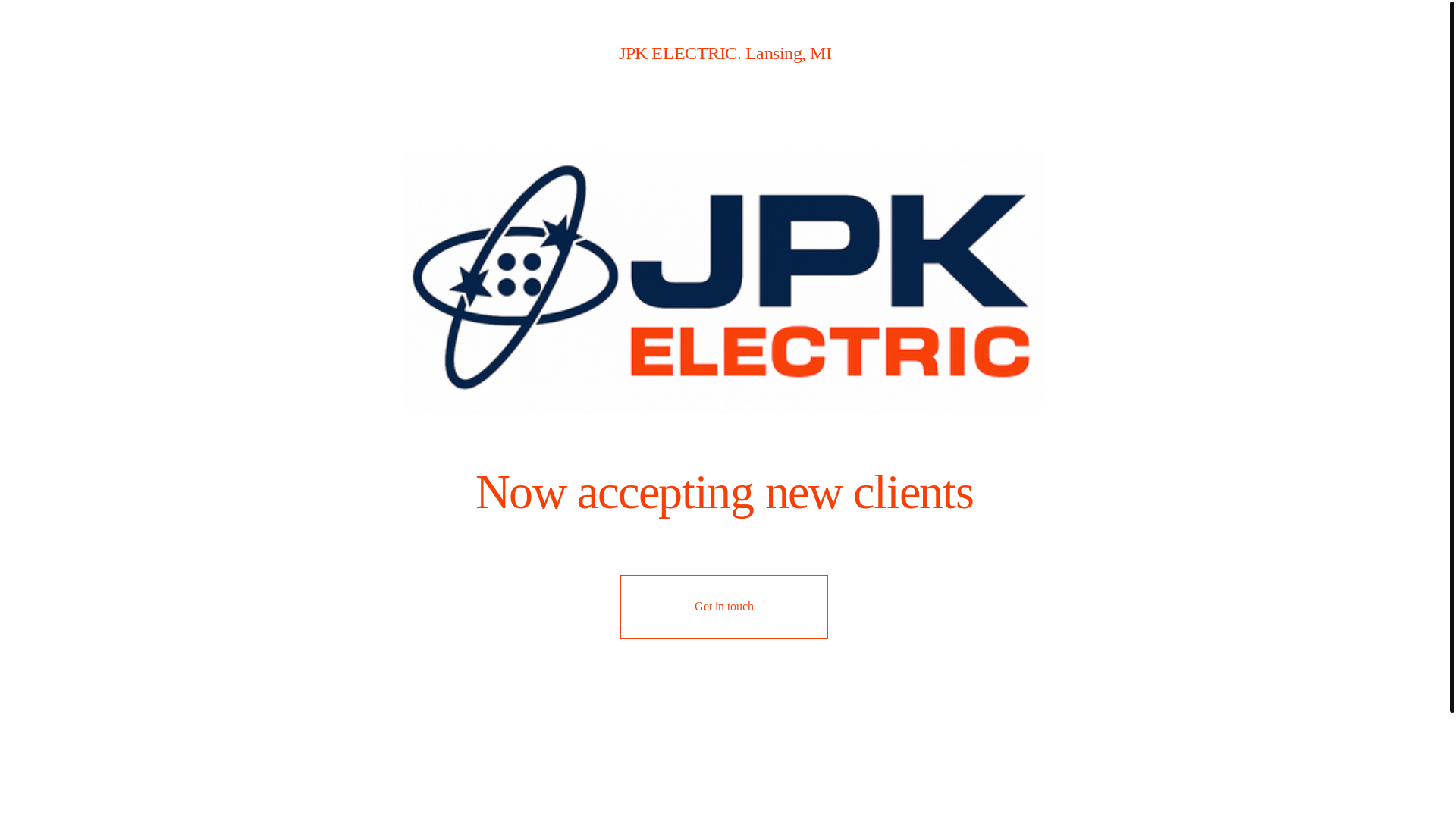 website screenshot of https://jpkelectric.net/