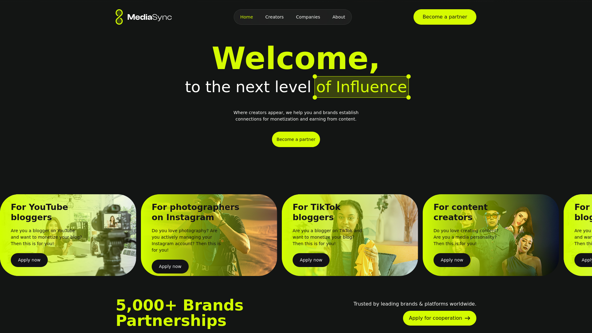 website screenshot of https://cloudbrandpartners.com/