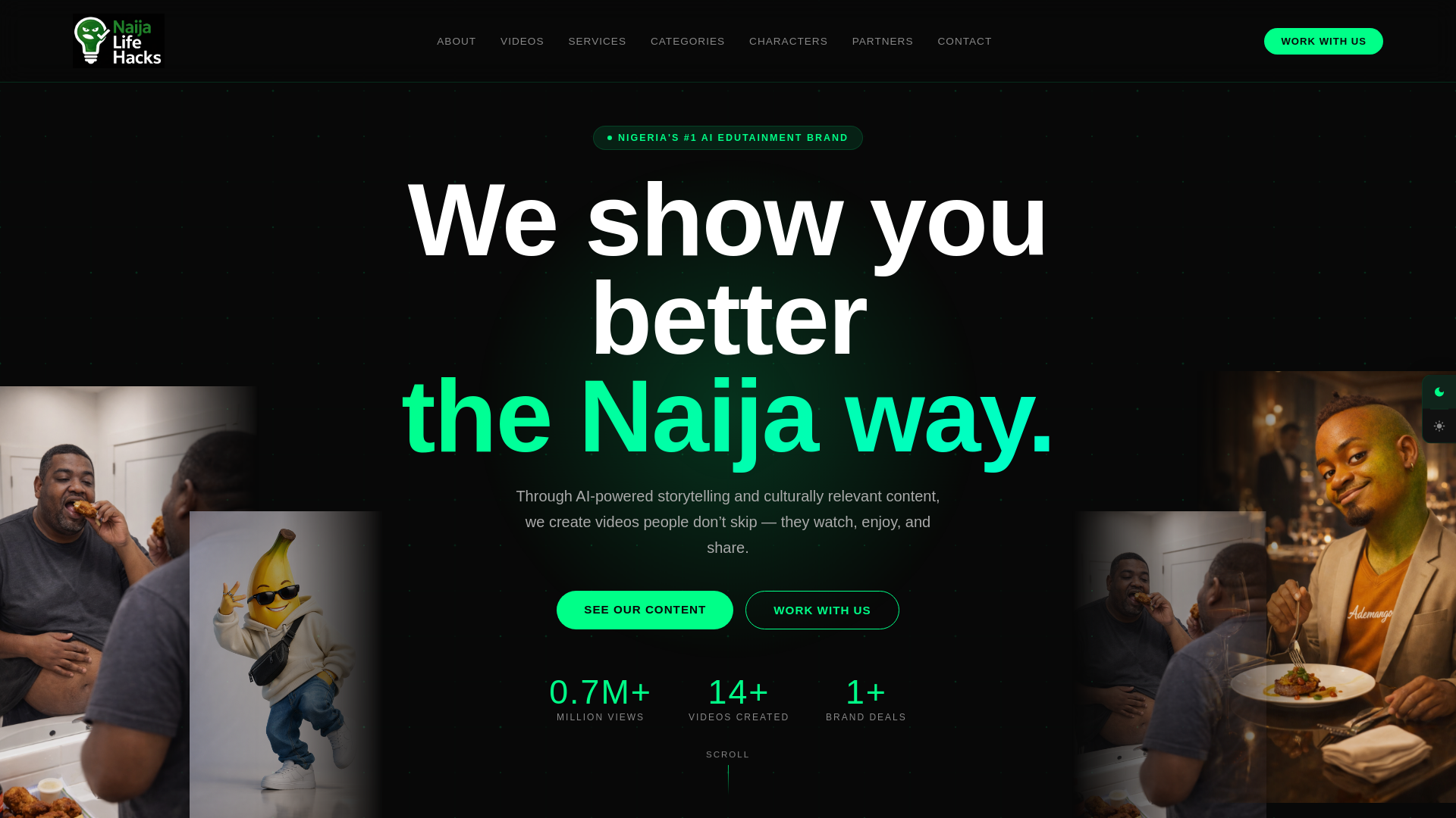 website screenshot of https://naijalifehacksofficial.com/