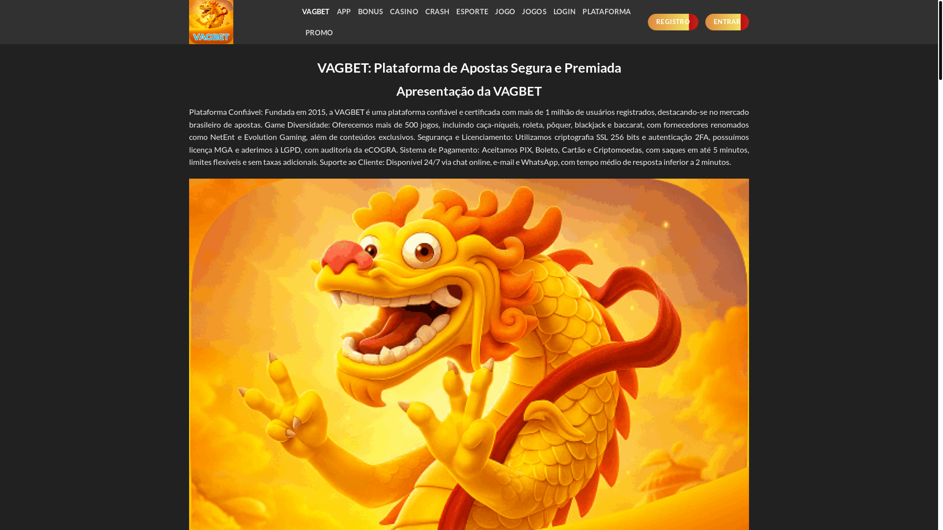 website screenshot of https://vagbetf.com/