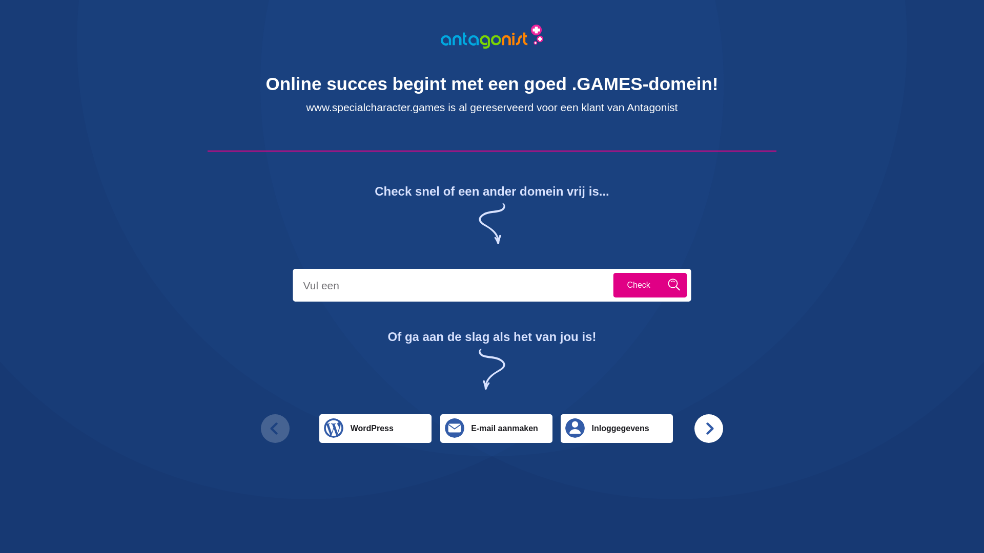 website screenshot of https://specialcharacter.nl/