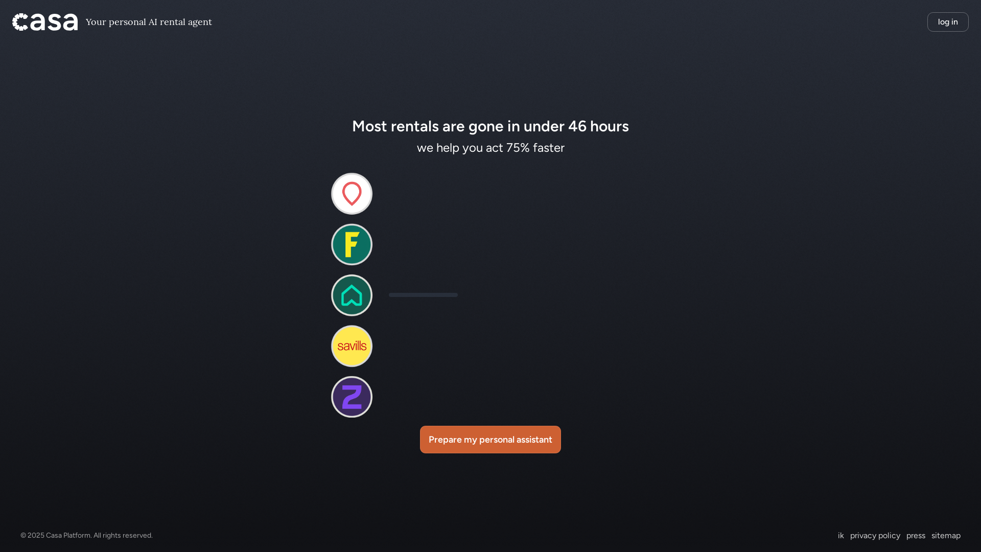 website screenshot of https://casa-platform.pages.dev/
