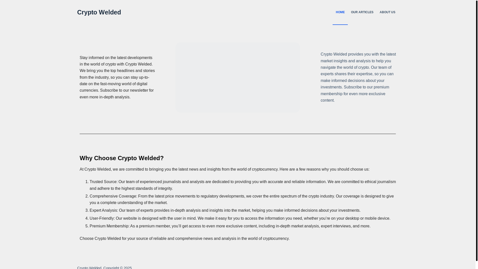 website screenshot of https://crypto-welded.com/