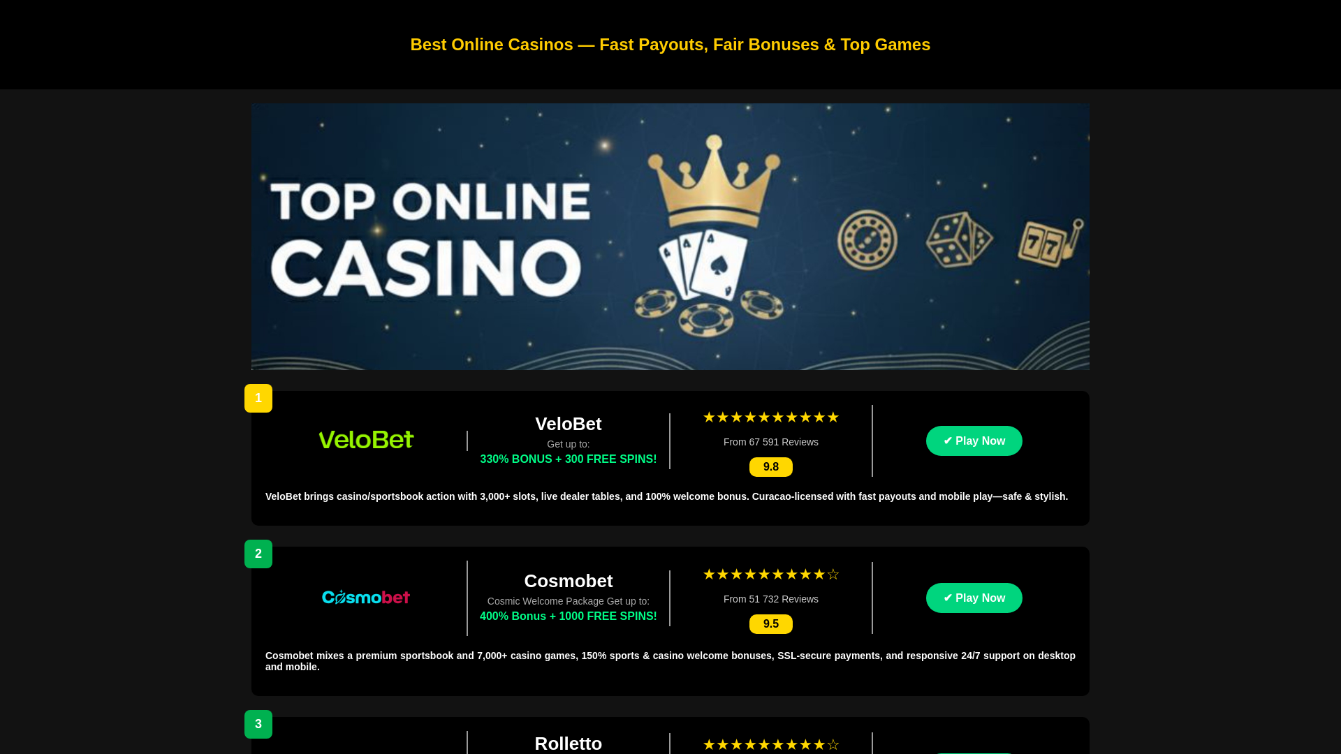 website screenshot of https://betfairsistersites.online