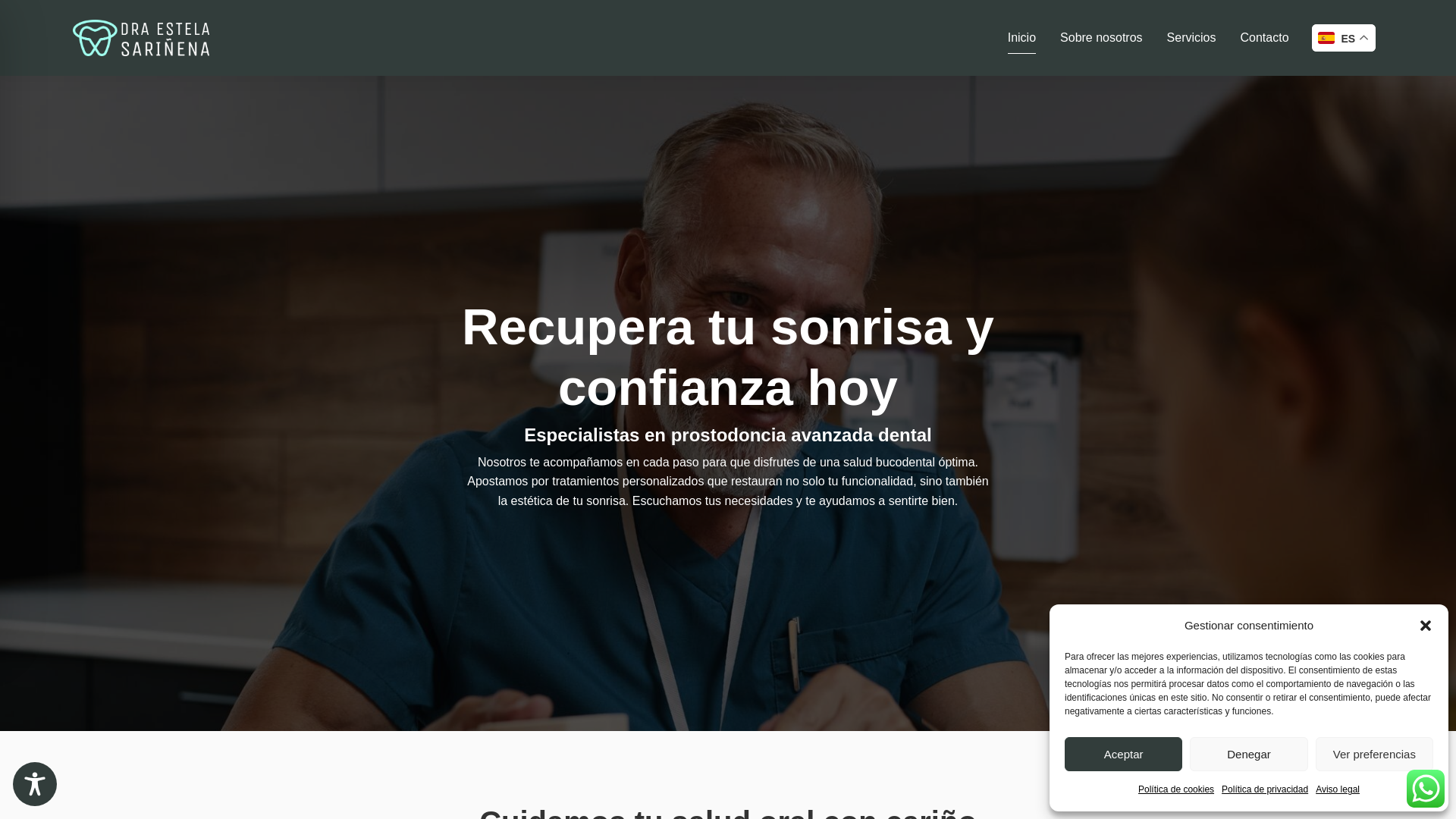 website screenshot of https://xn--drestelasariena-9qb.com/