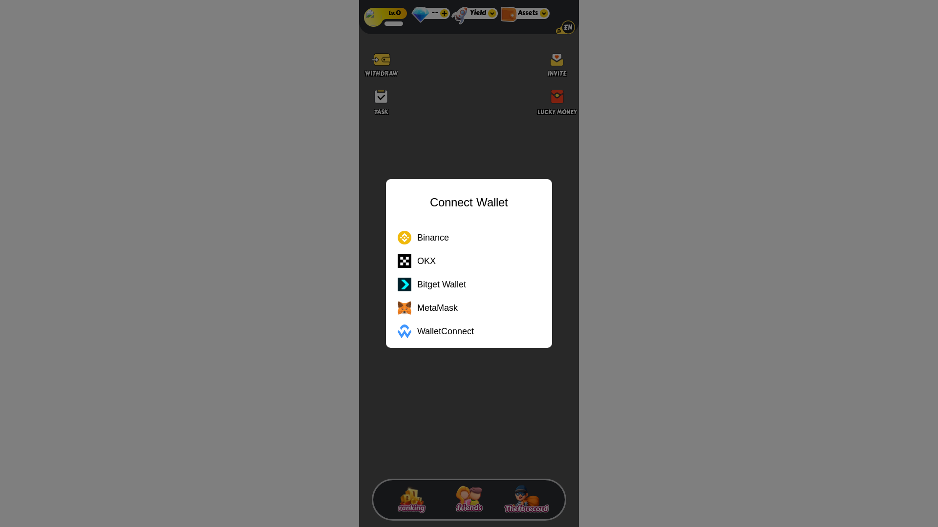 website screenshot of https://bnb-real.hivehubs.app/