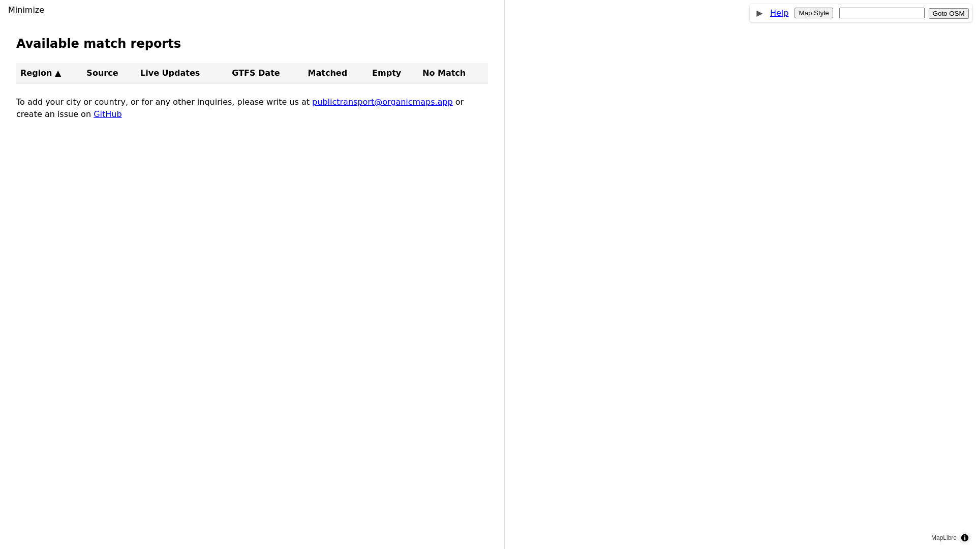 website screenshot of https://gtfs-osm-matcher.pages.dev/