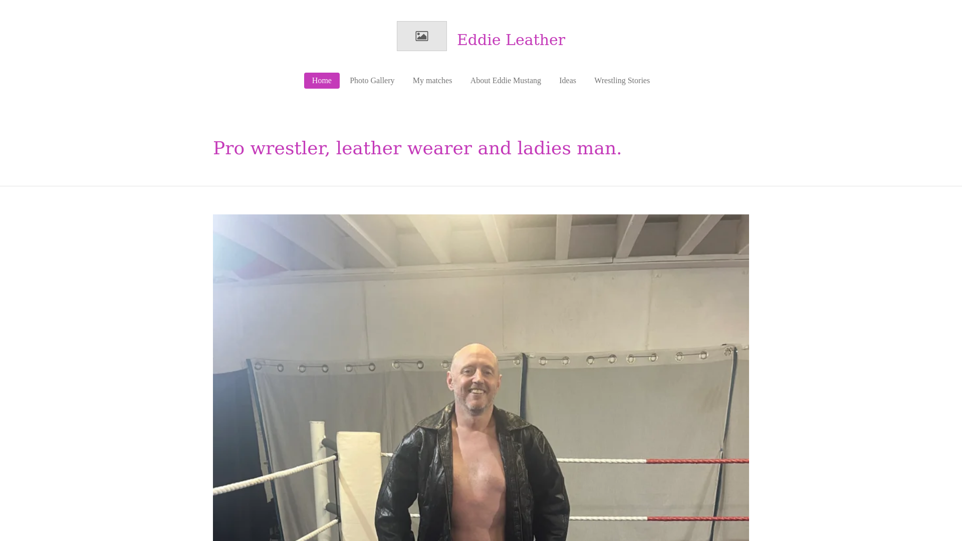 website screenshot of https://eddie-mustang.co.uk/