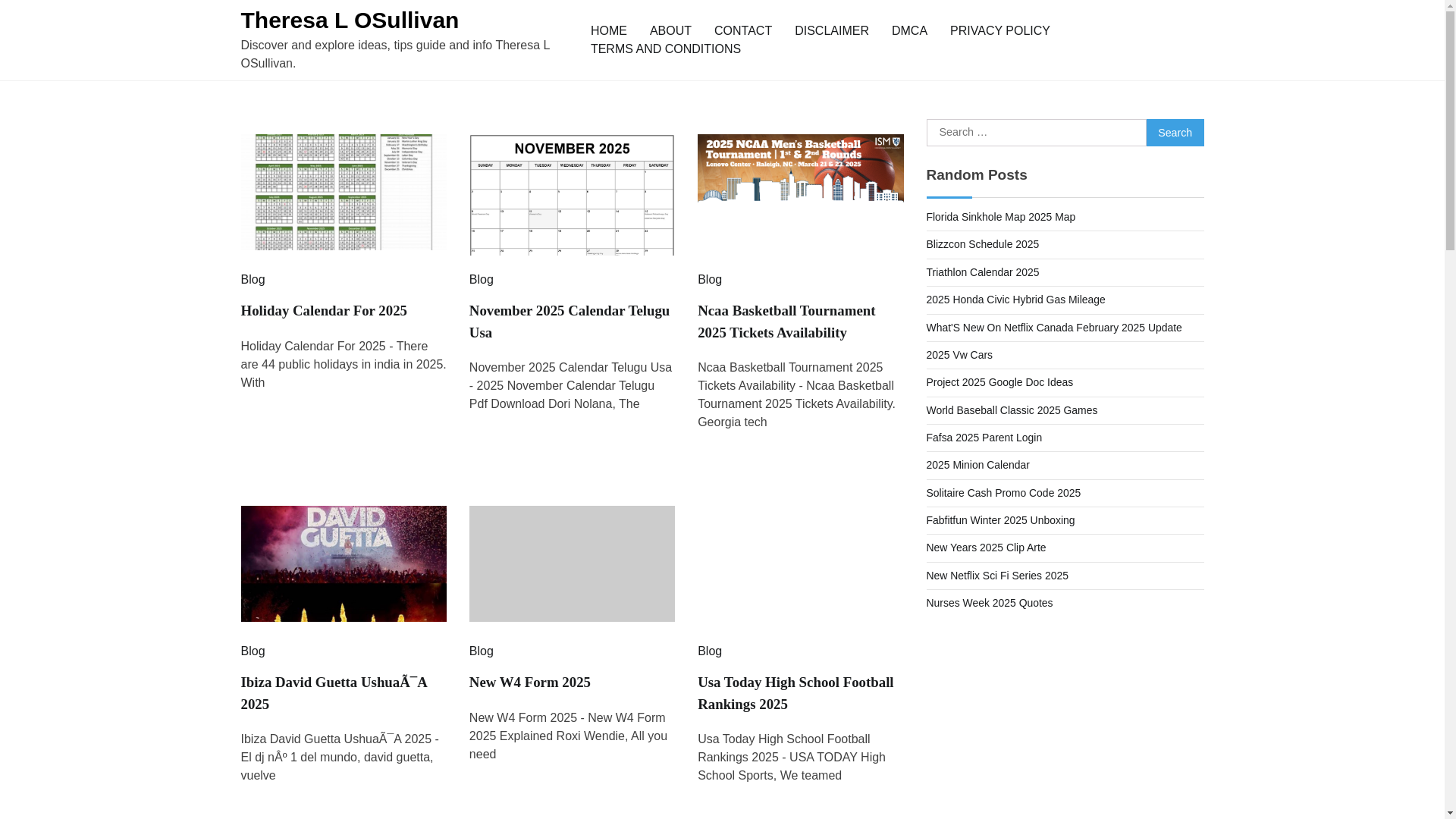 website screenshot of https://theresalosullivana.pages.dev/