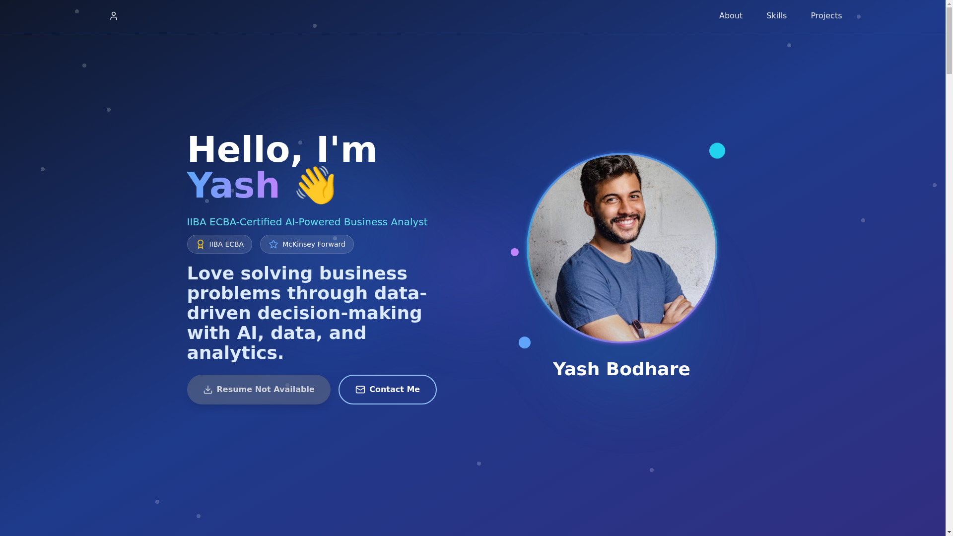 website screenshot of https://thebayash.com/