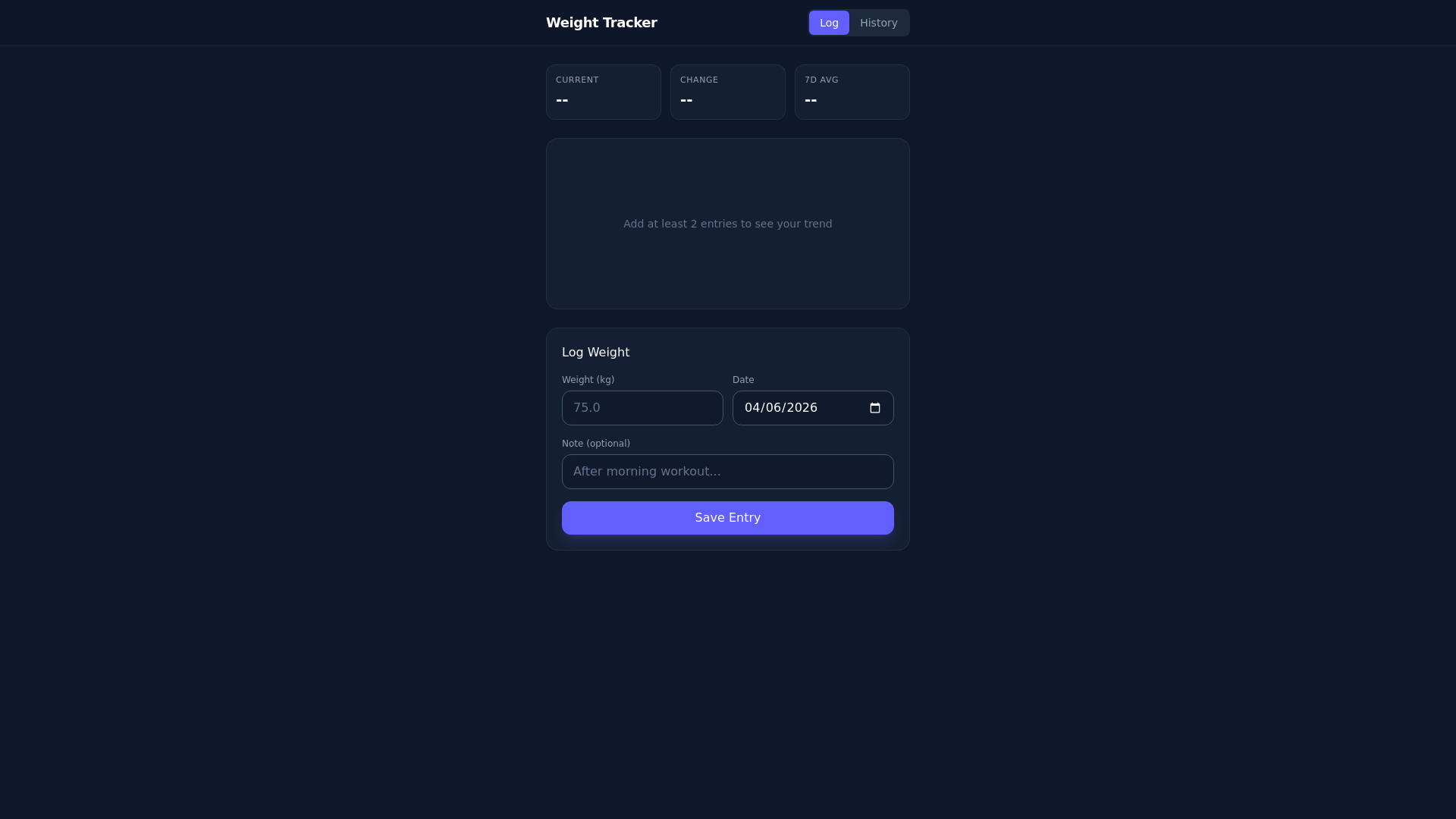 website screenshot of https://weight-tracker-bk3.pages.dev/