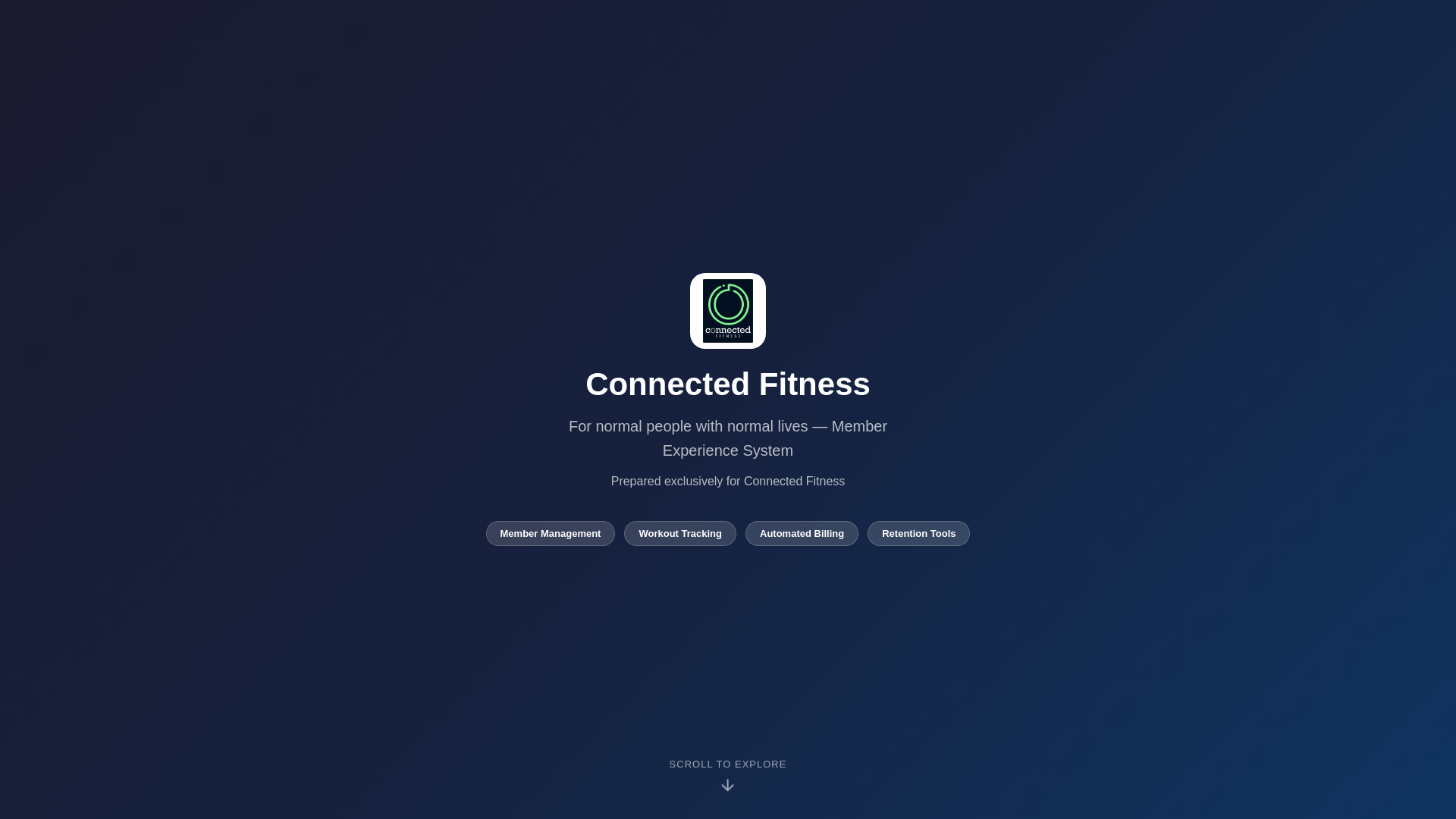 website screenshot of https://connected-fitness-guide.pages.dev/