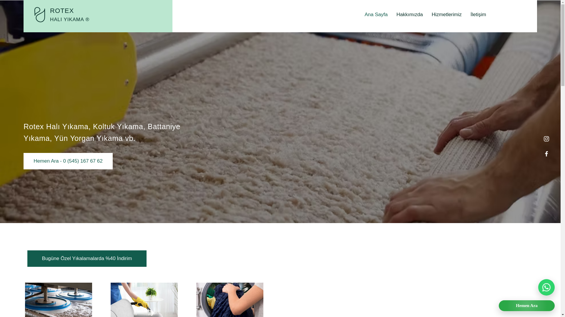 website screenshot of https://rotexhaliyikama.com/
