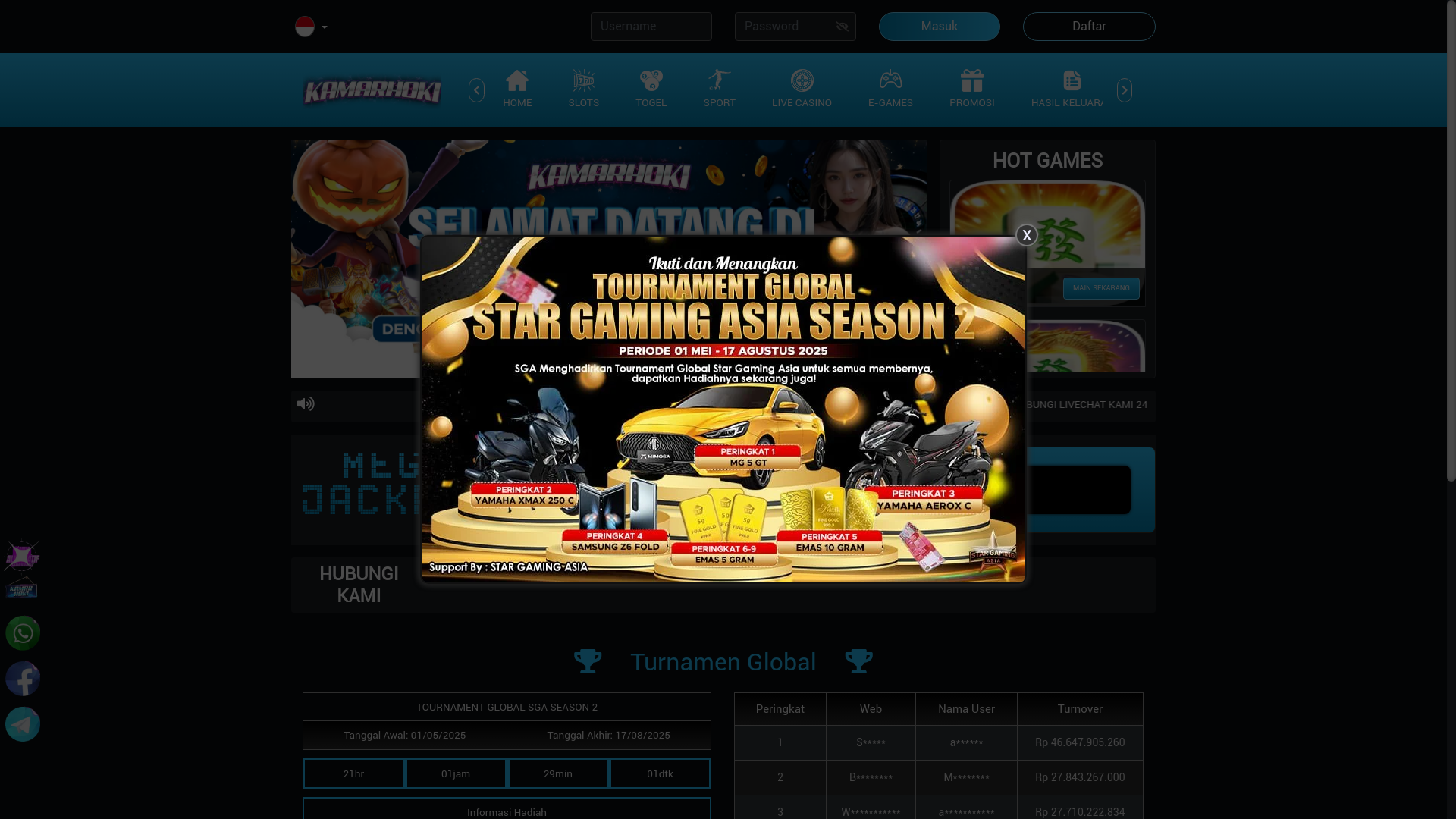 website screenshot of https://kamarhokipear.com/