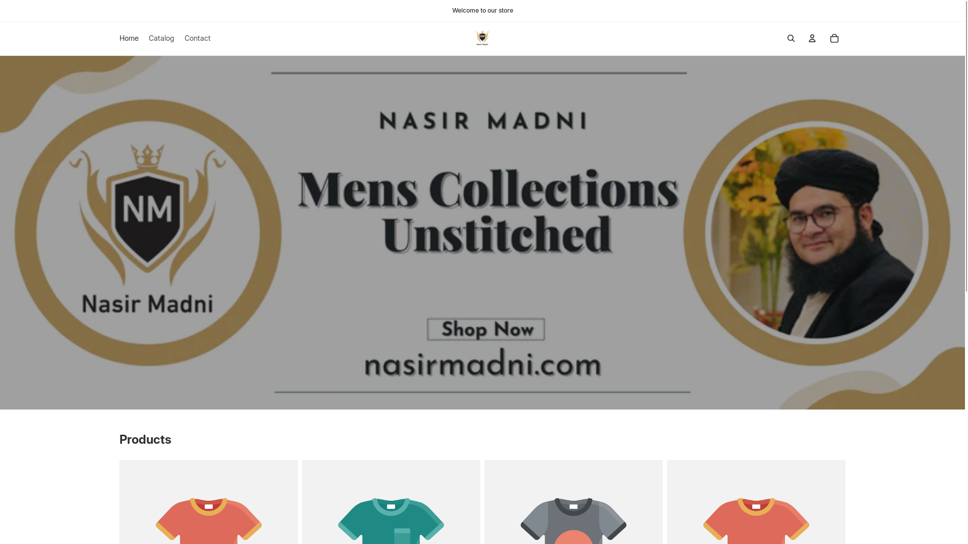 website screenshot of https://nasirmadni.online/