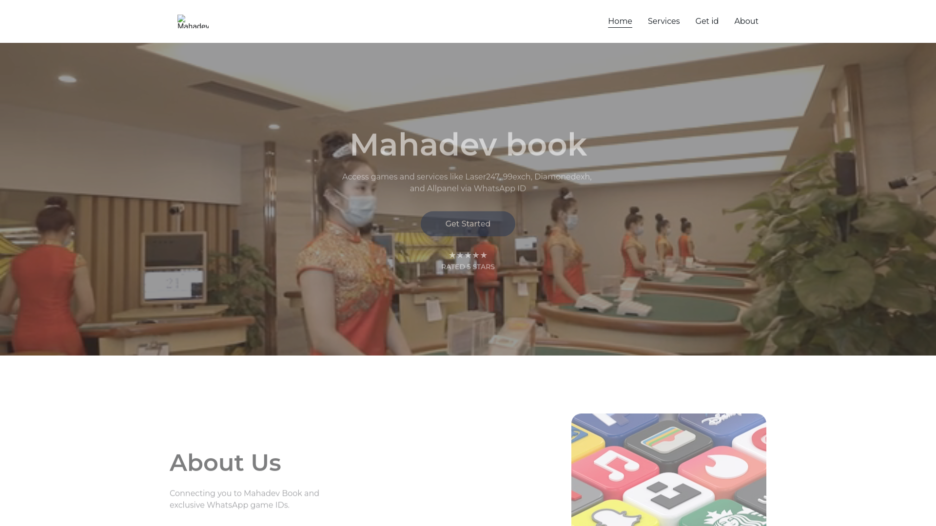 website screenshot of https://mahadevsbook.online/