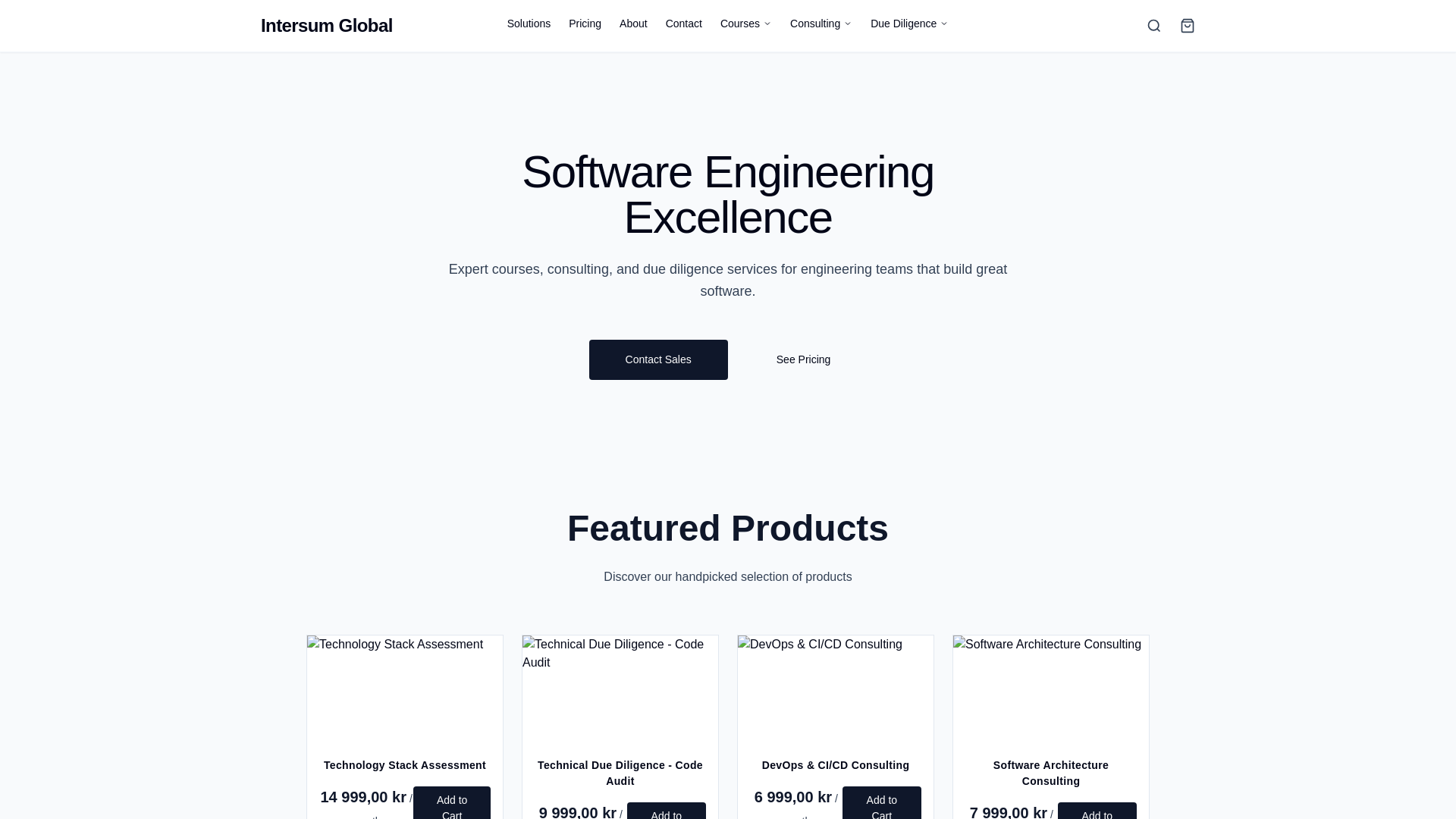 website screenshot of https://dev-pr-192-intersum-ecommerce-example-storefront.pages.dev/