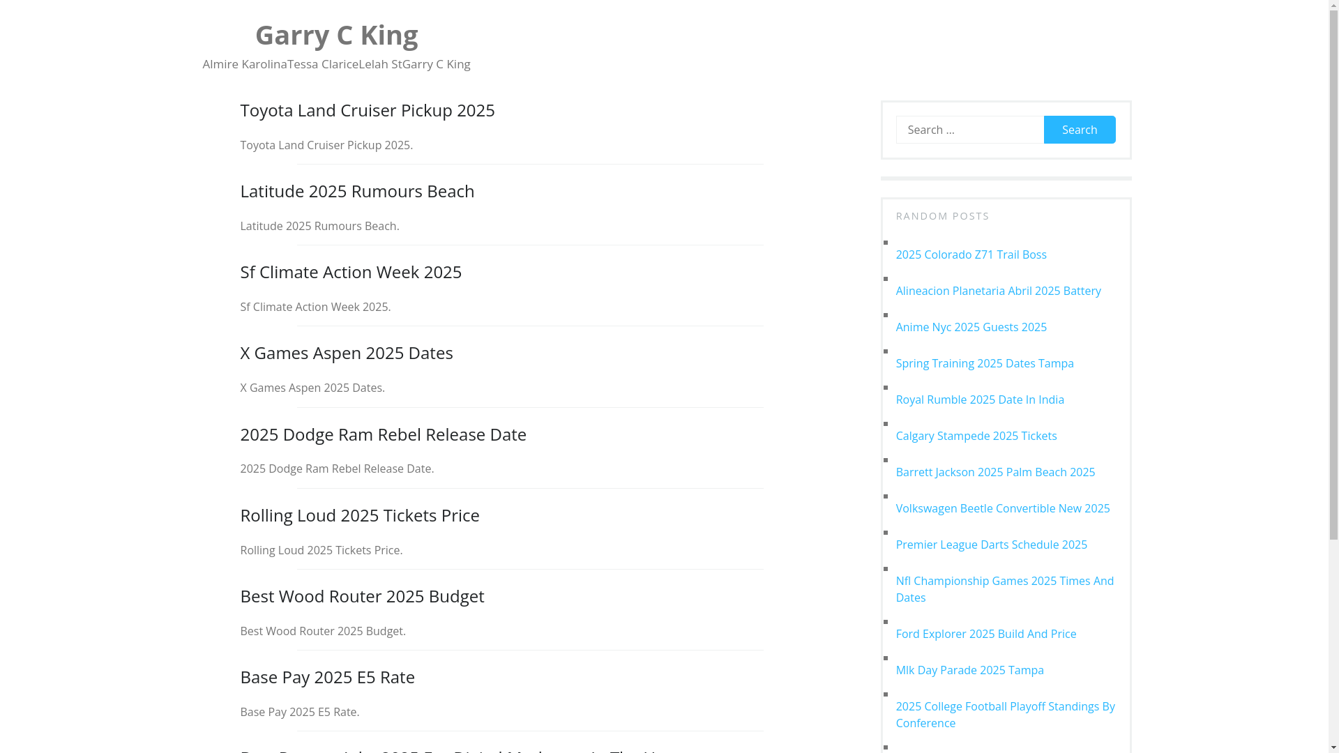 website screenshot of https://garryckingk.pages.dev/