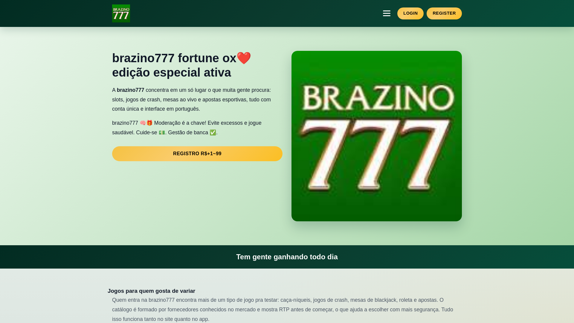website screenshot of https://brazino777m7.com/