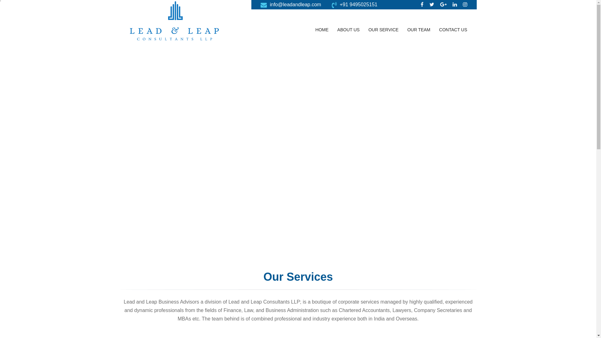 website screenshot of https://leadandleap.pages.dev/