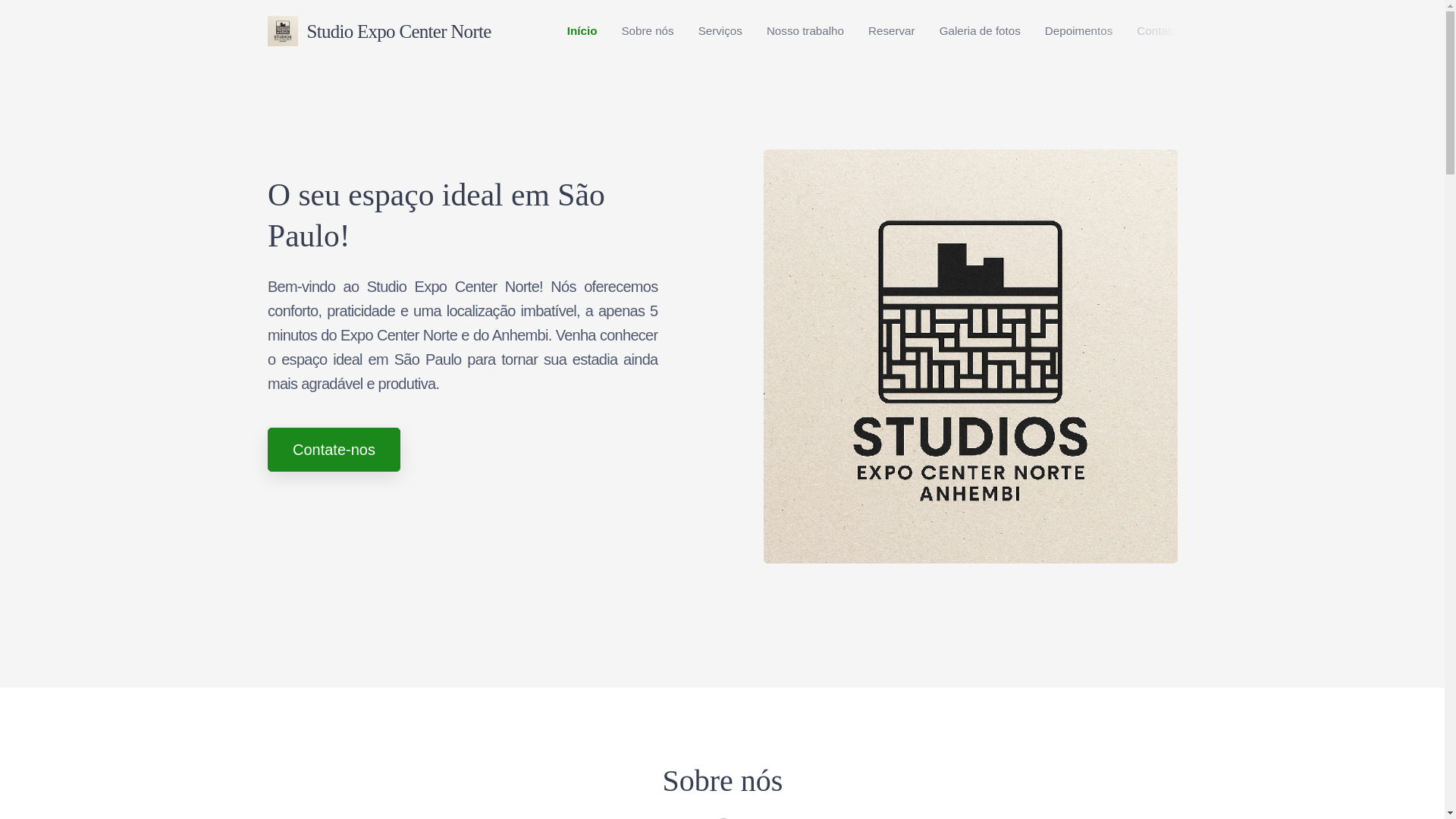 website screenshot of https://studioexpocenternorte.com.br/