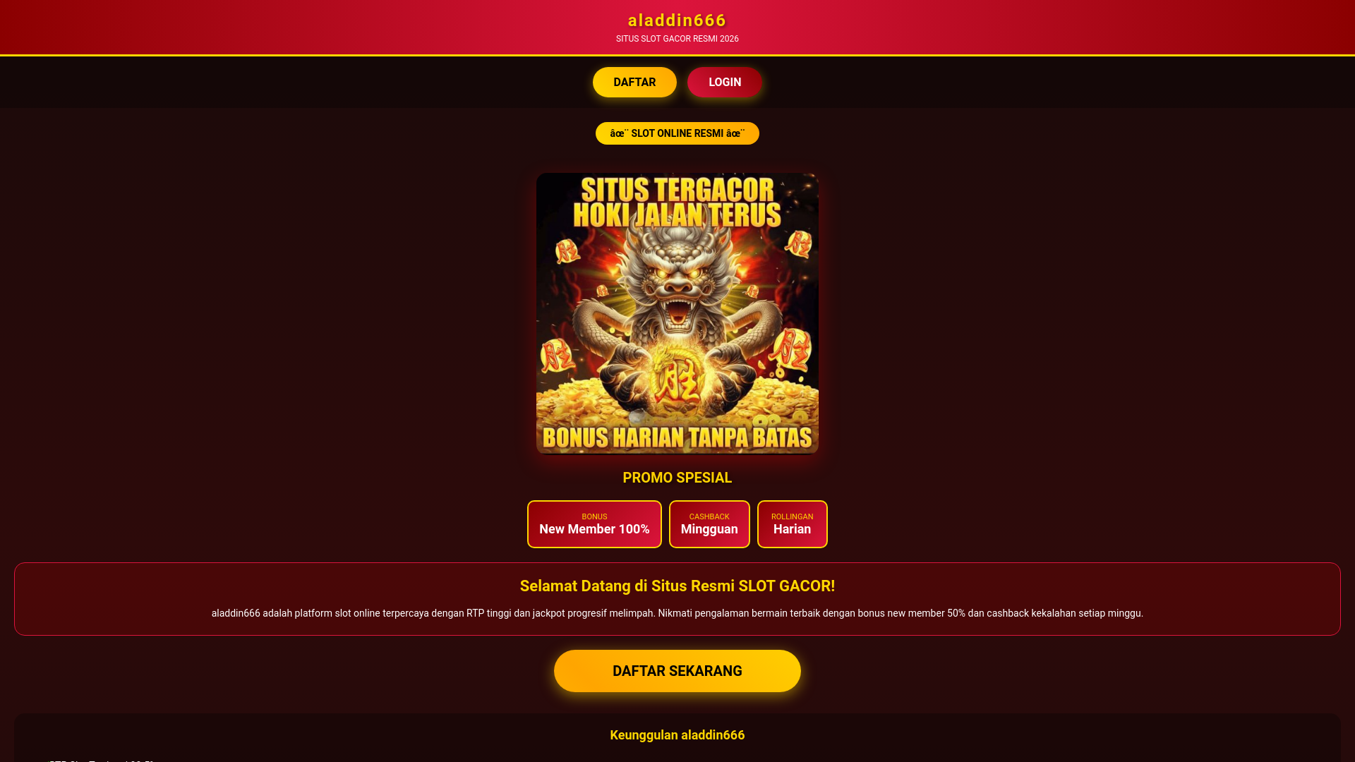 website screenshot of https://aladdin666-amp.pages.dev/