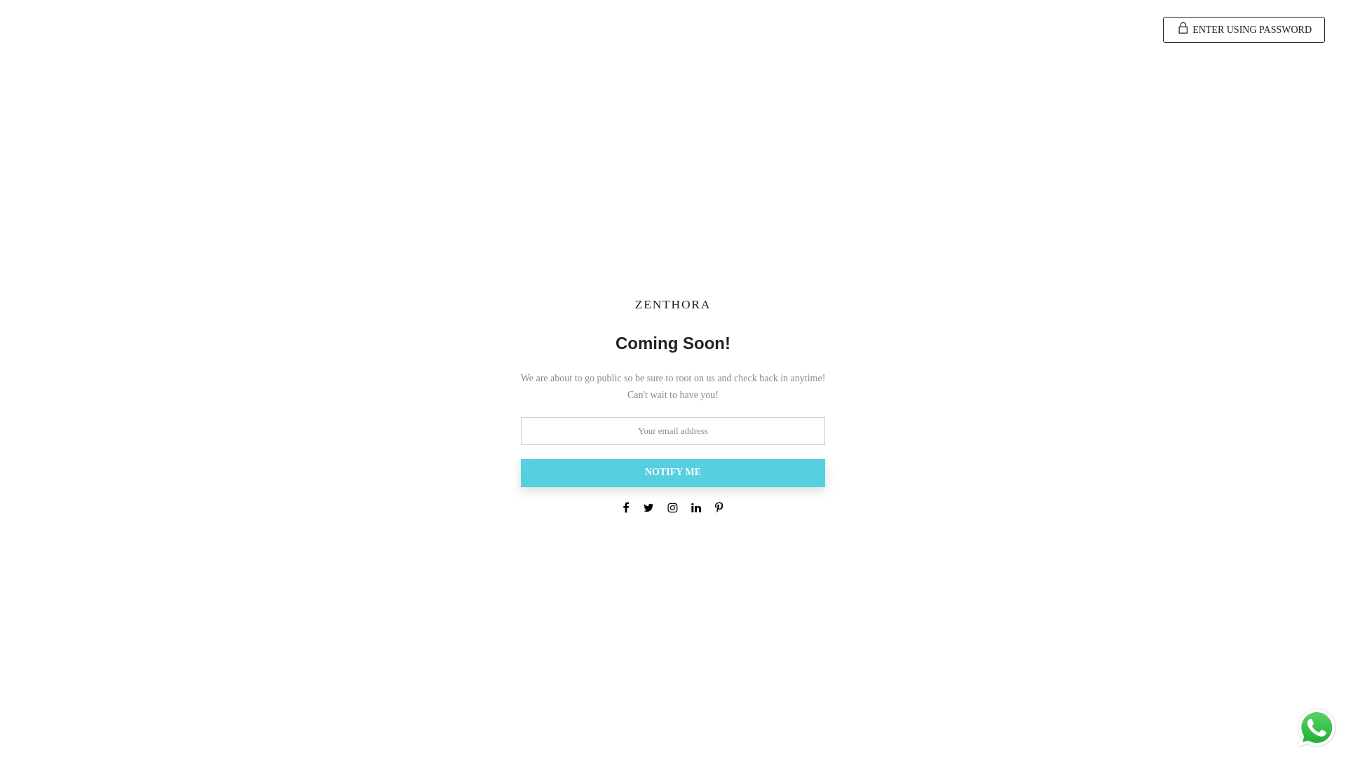 website screenshot of https://zenthora.online/