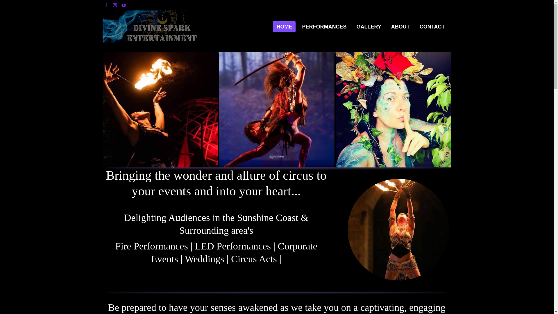 website screenshot of https://divinesparkentertainment.online/