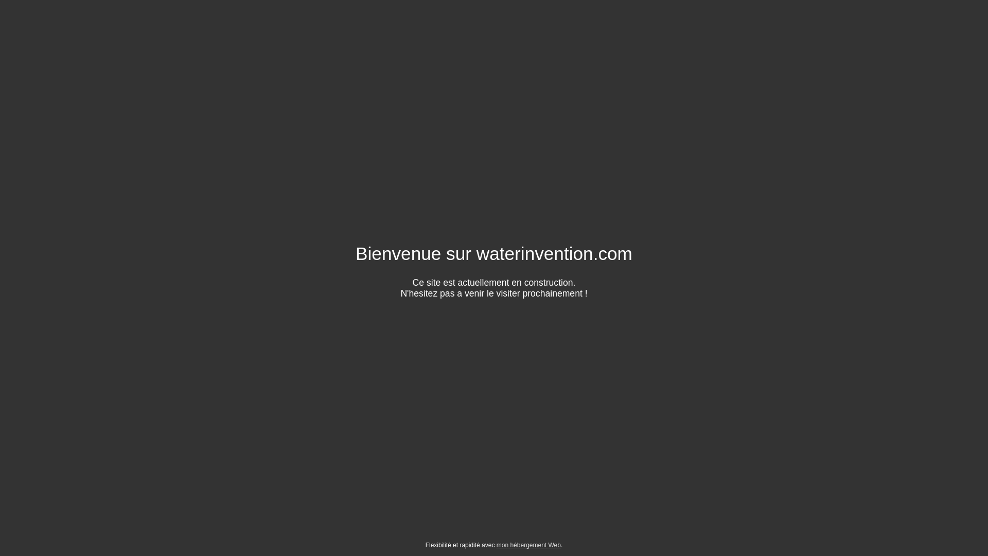 website screenshot of https://waterinvention.com/