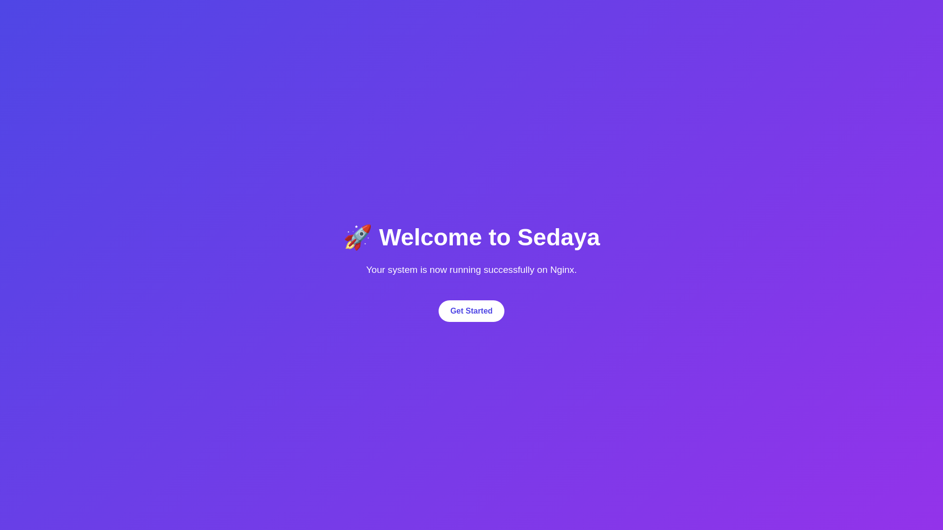 website screenshot of https://sedayaserver.com/