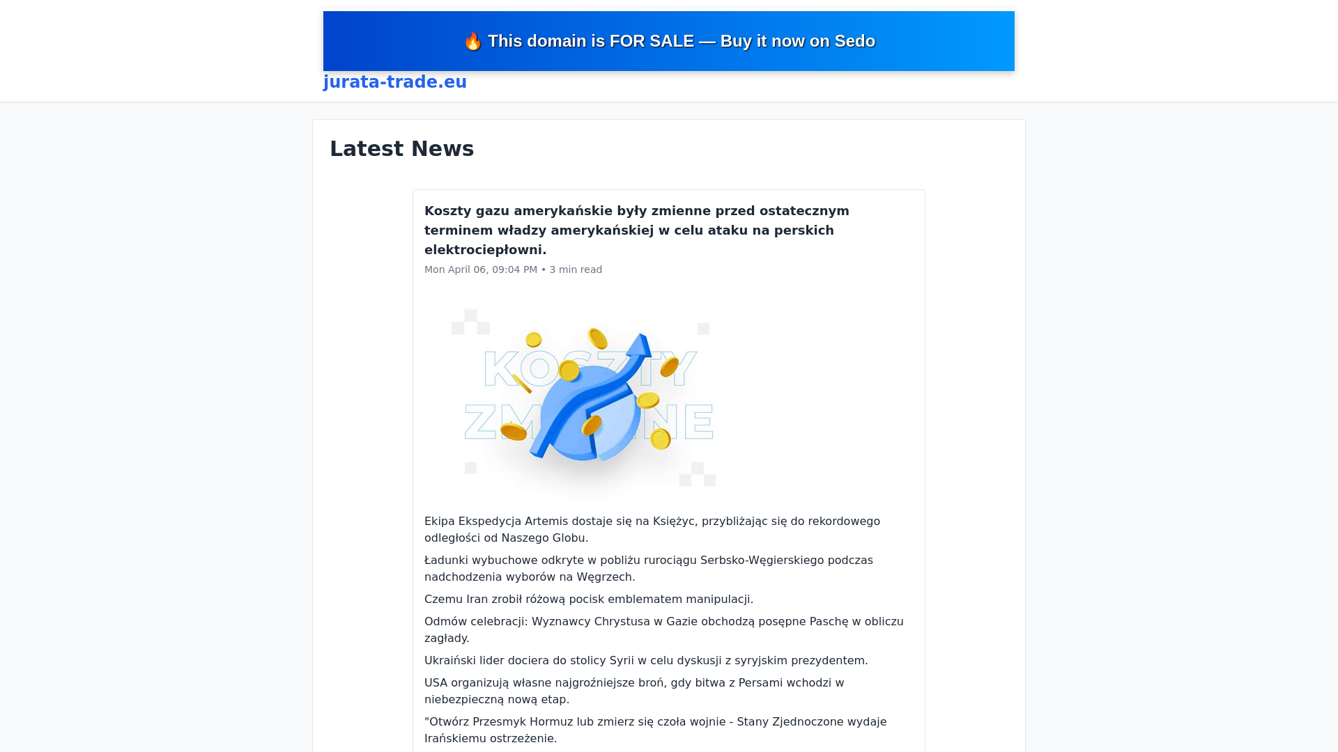 website screenshot of https://jurata-trade.com