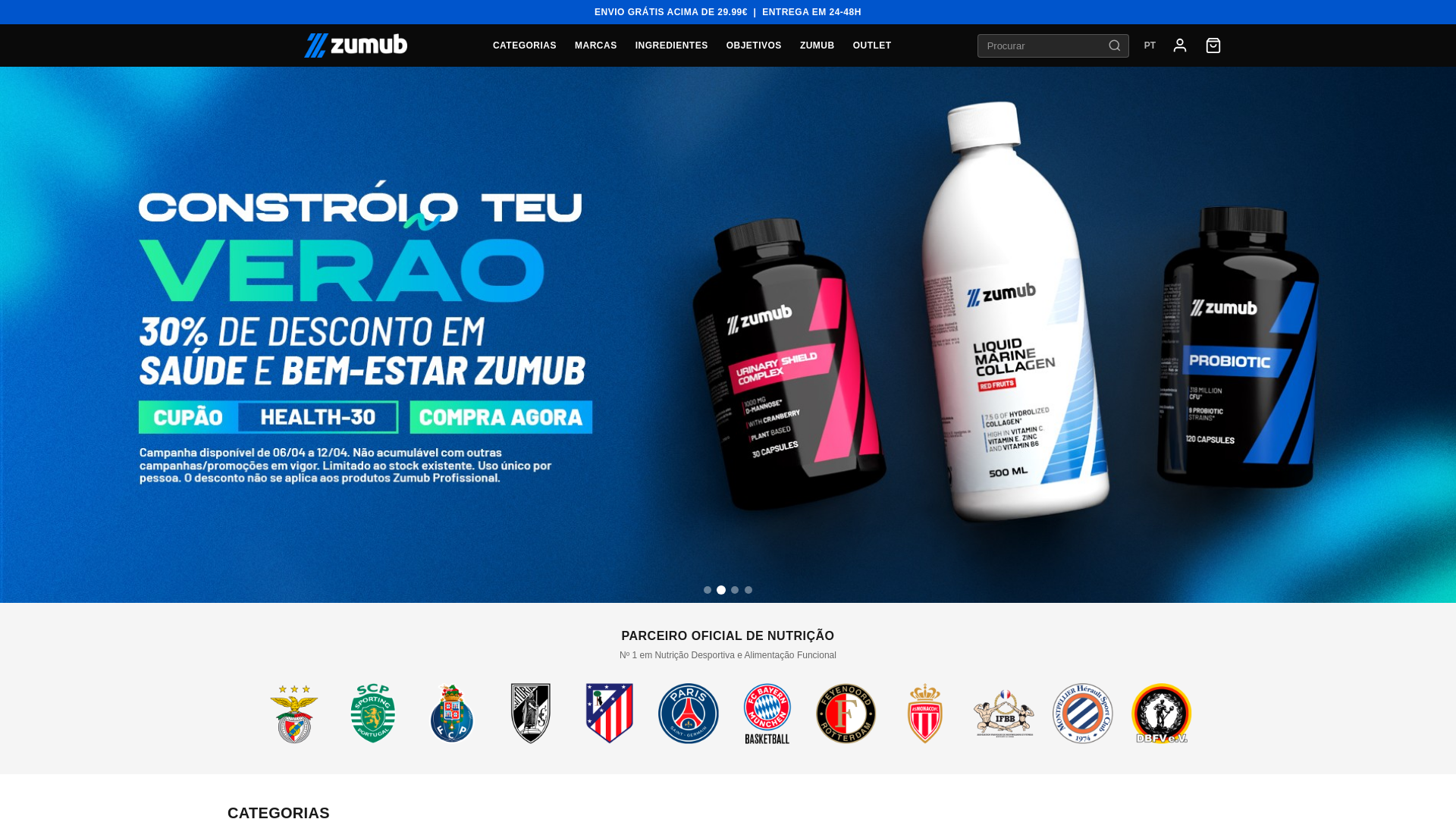 website screenshot of https://zumubs.com